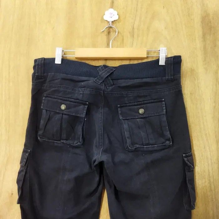 Japanese Brand WITTY PITTY CROPEP BLACK CARGO PANTS Size US 30 / EU 46 - 7 Thumbnail