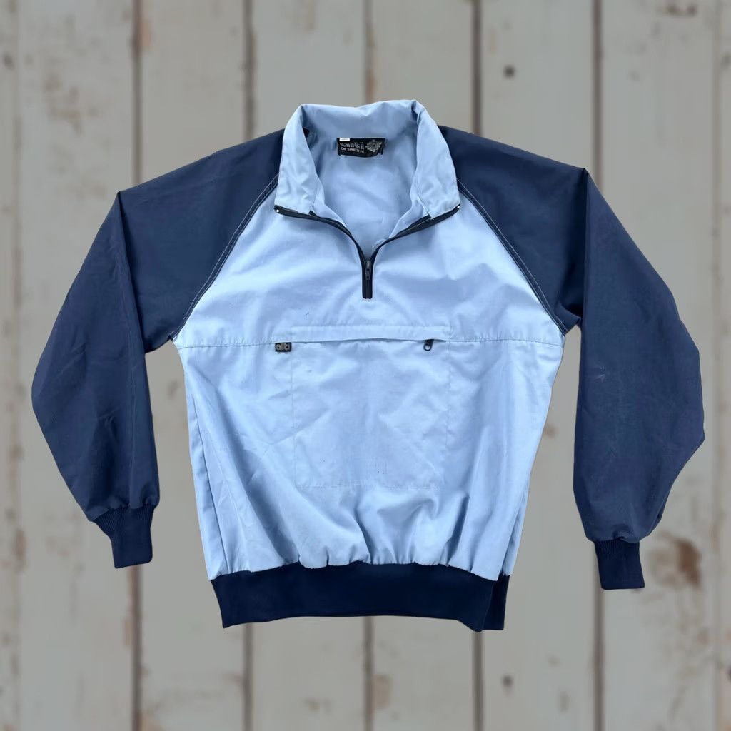 Vintage VINTAGE Alti Of Santa Fe Mens L Two Tone Blue Raglan 1/4 Zip Ski Jacket 80s USA Made Size US L / EU 52-54 / 3 - 1 Thumbnail