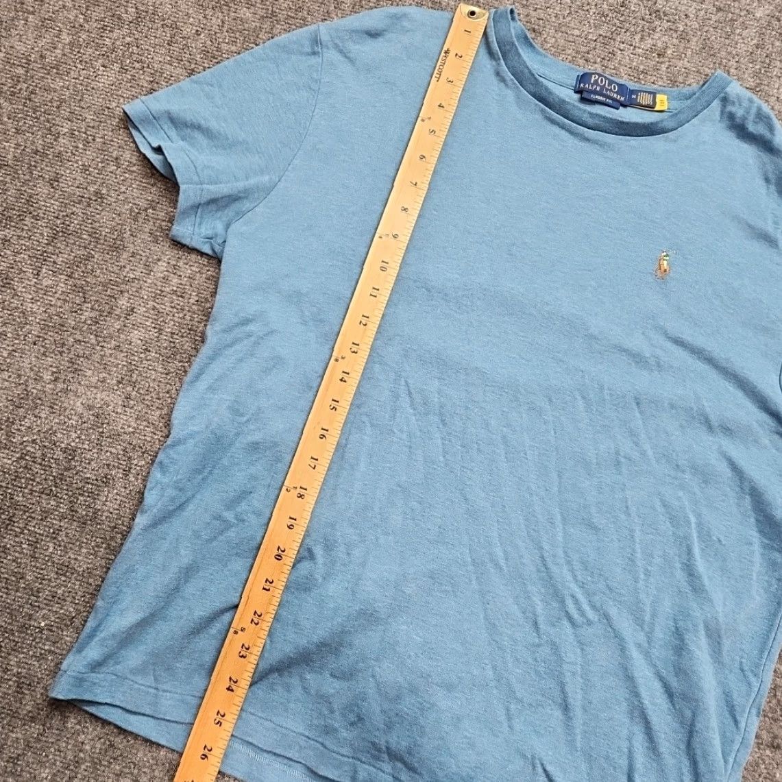 Polo Ralph Lauren Polo Ralph Lauren Shirt Men Medium Blue Short Sleeve Classic T-Shirt Preppy Logo Crew Neck Sweatshirt? Size US M / EU 48-50 / 2 - 5 Thumbnail