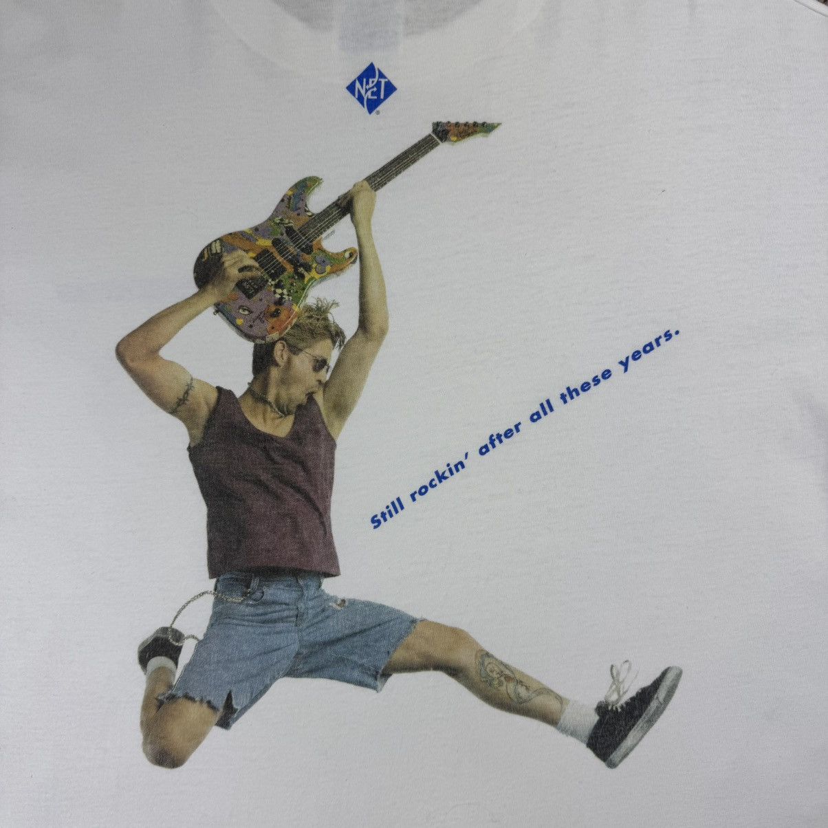 Band Tees Vintage Guitarist Steve Vai NET Promo T-shirt Size US XL / EU 56 / 4 - 6 Thumbnail