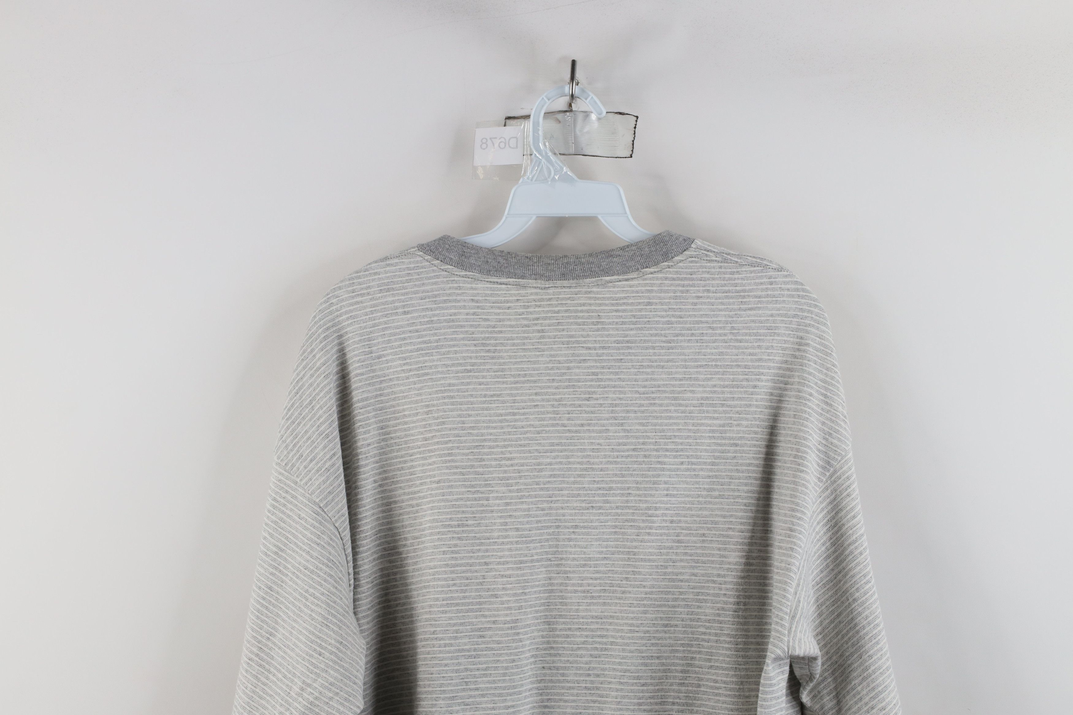 Vintage Vintage 90s Streetwear Blank Striped Long Sleeve T-Shirt Size US XL / EU 56 / 4 - 9 Thumbnail