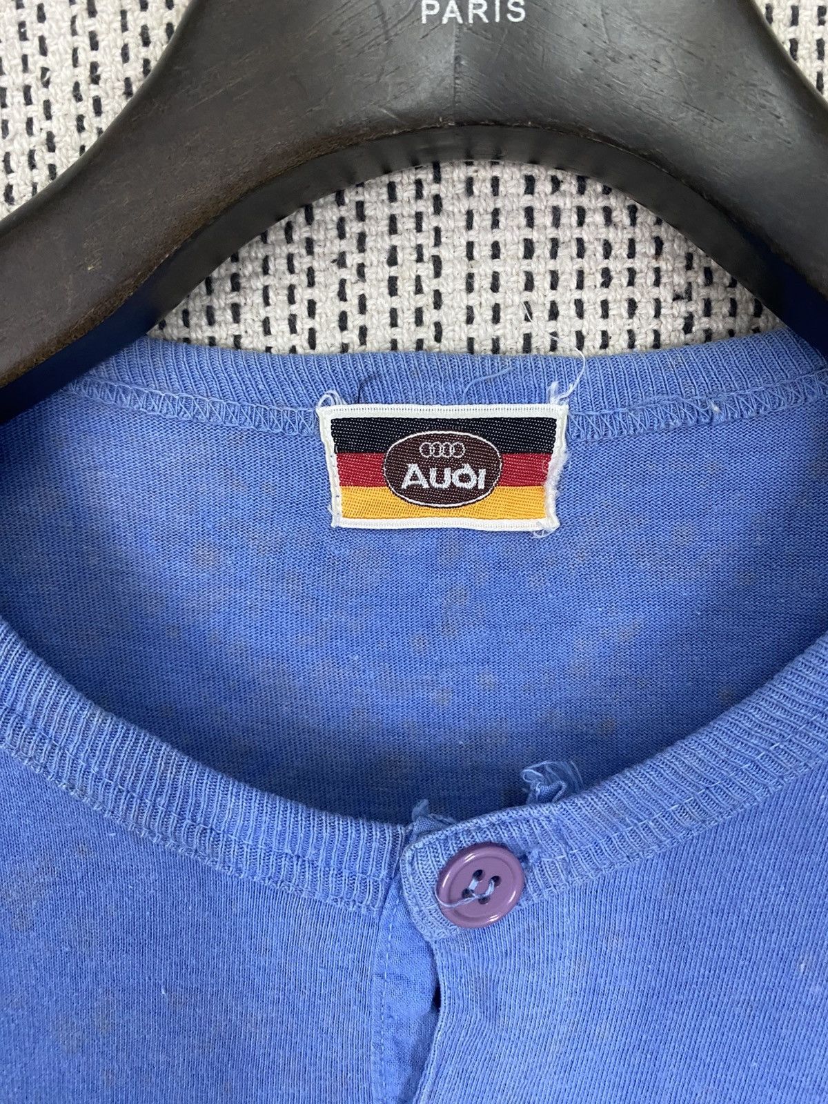 Audi Vintage 70s audi racing tshrit very rare Size US L / EU 52-54 / 3 - 7 Thumbnail