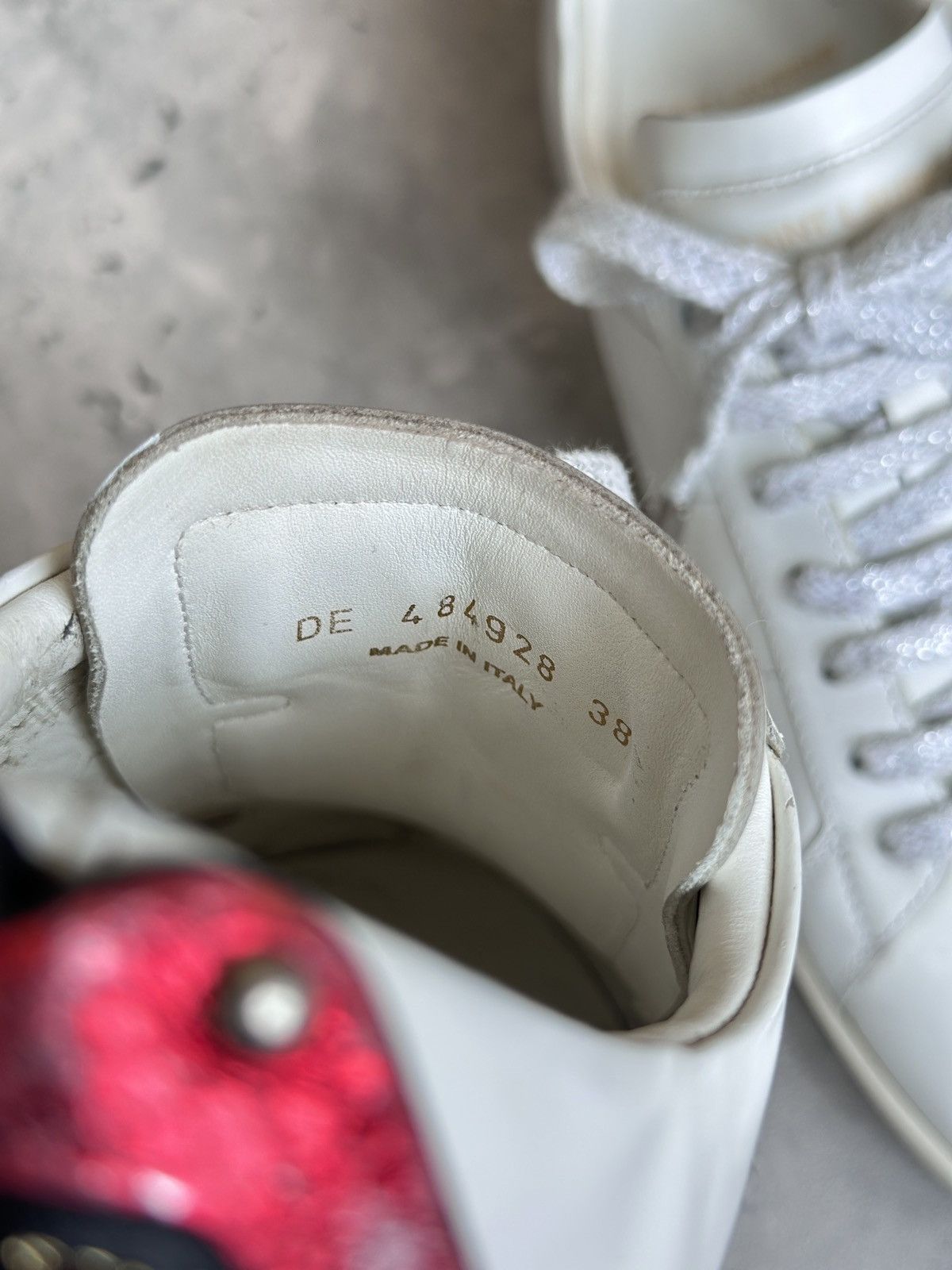 Saint Laurent Paris HEDI SLIMANE | SL/01 “LIPS” COURT CLASSIC SIGNATURE LOW TOP Size US 5.5 / EU 38 - 15 Thumbnail