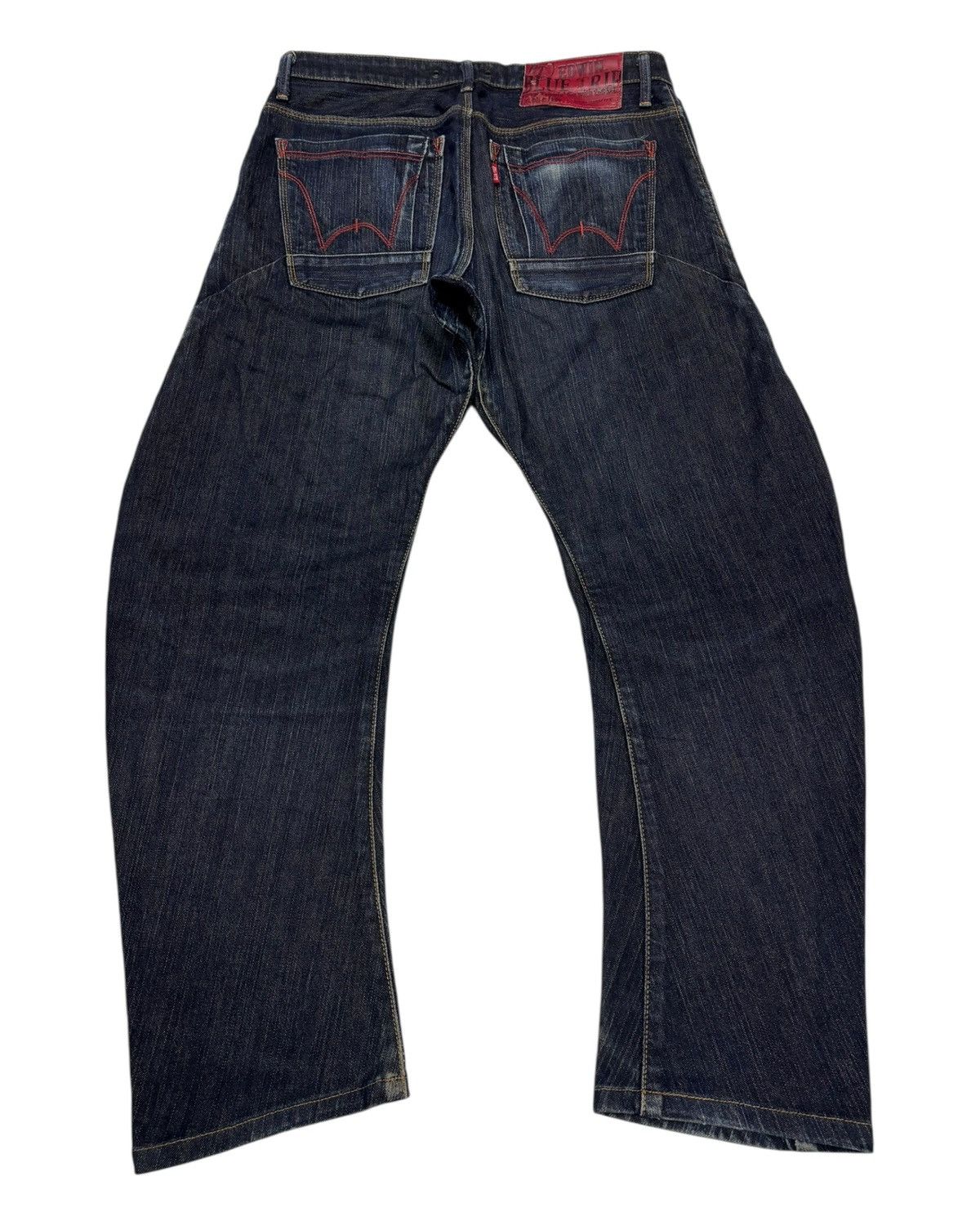 Hysteric Glamour Edwin Blue Trip Curved Jeans Banana Cut Denim Size US 30 / EU 46 - 2 Thumbnail