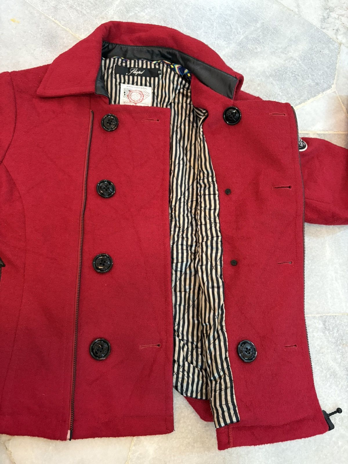 Japanese Brand Shapel Charles 'Blend the colond' wool Jacket Size US S / EU 44-46 / 1 - 10 Thumbnail