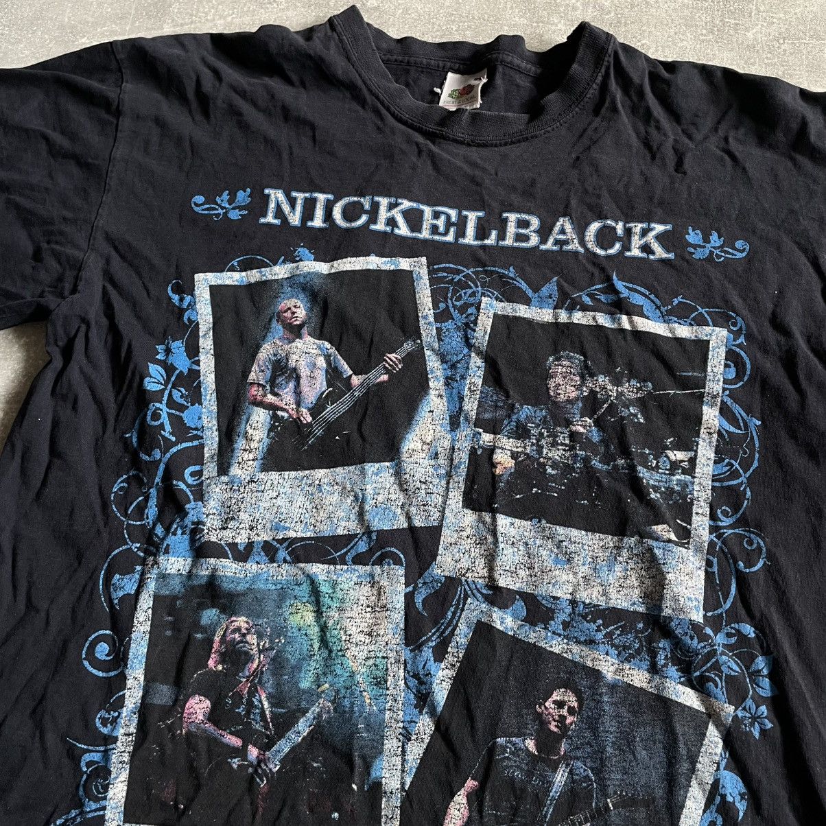 Band Tees × Vintage Vintage Nickelback faded band tee shirt rock rap old ice Size US L / EU 52-54 / 3 - 2 Thumbnail
