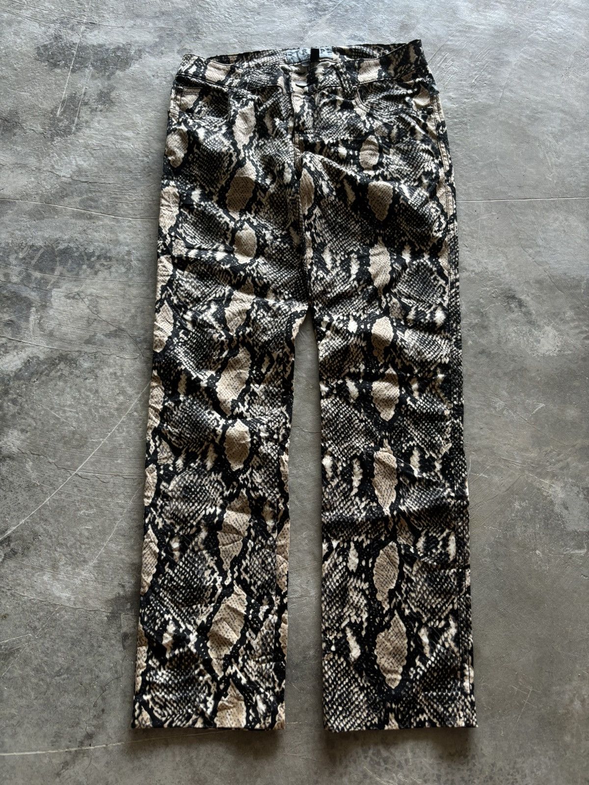 Tripp NYC TRIPP NYC snake printed skinny pant punk bondage gothic Size US 26 / EU 42 - 1 Thumbnail