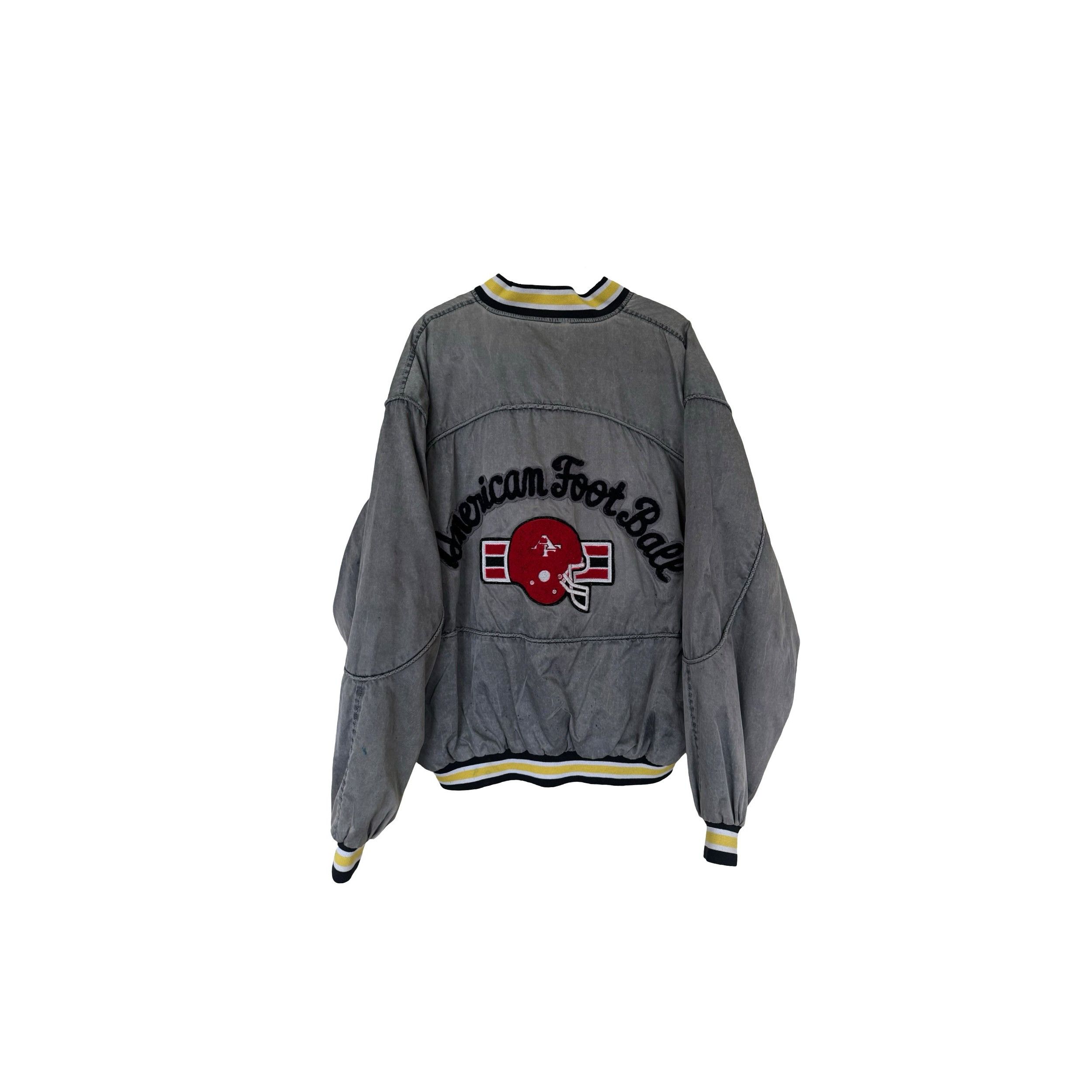 Vintage American Football Bomber Jacket Size US XL / EU 56 / 4 - 2 Thumbnail