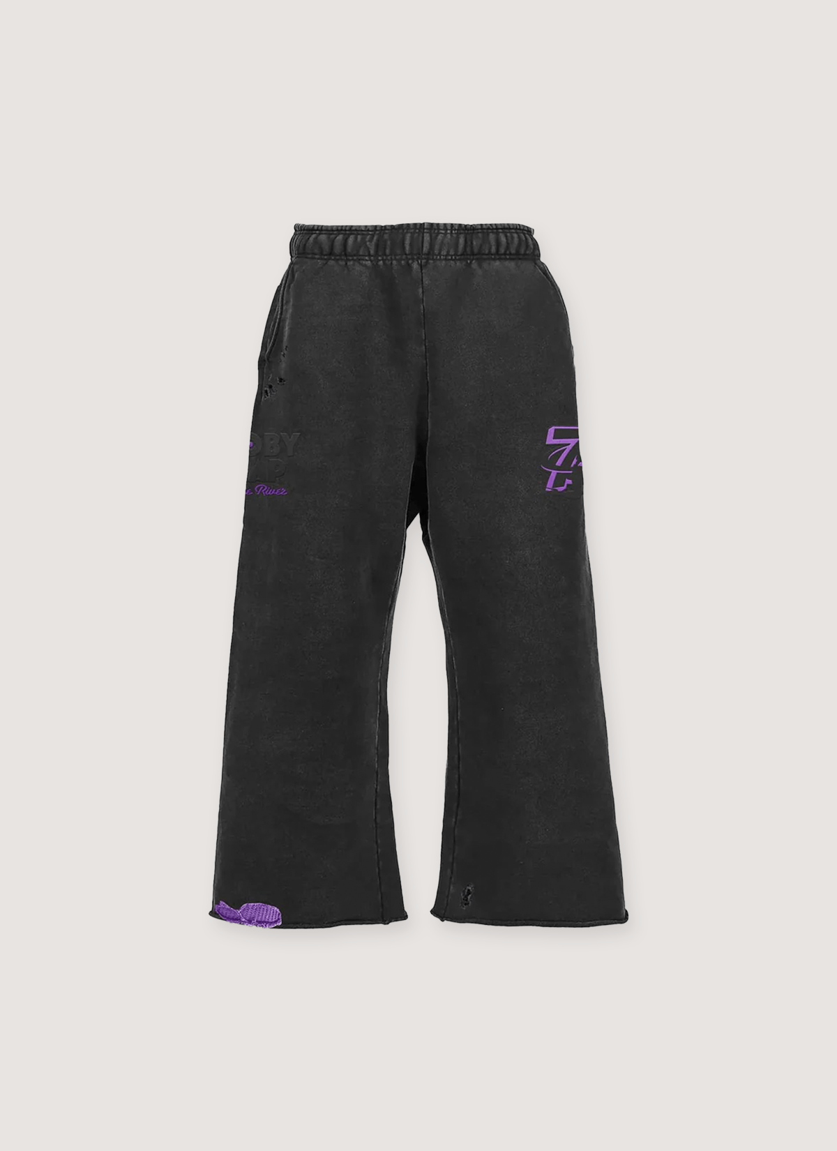 TRIPLE SEVENS Trap Logo Dual Sweatpants Black Size US 36 / EU 52 - 1 Thumbnail