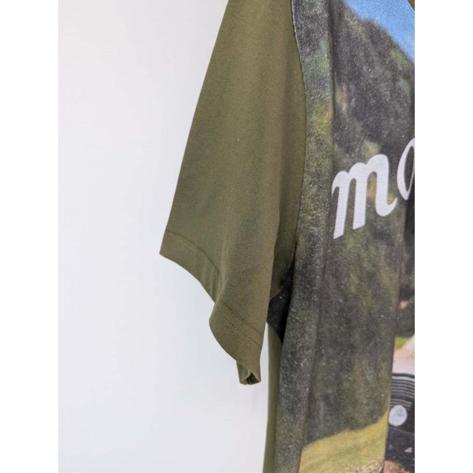 Moncler o1rshd1 Graphic Print Short Sleeve T-Shirt Green / Khaki XL Size US XL / EU 56 / 4 - 6 Thumbnail