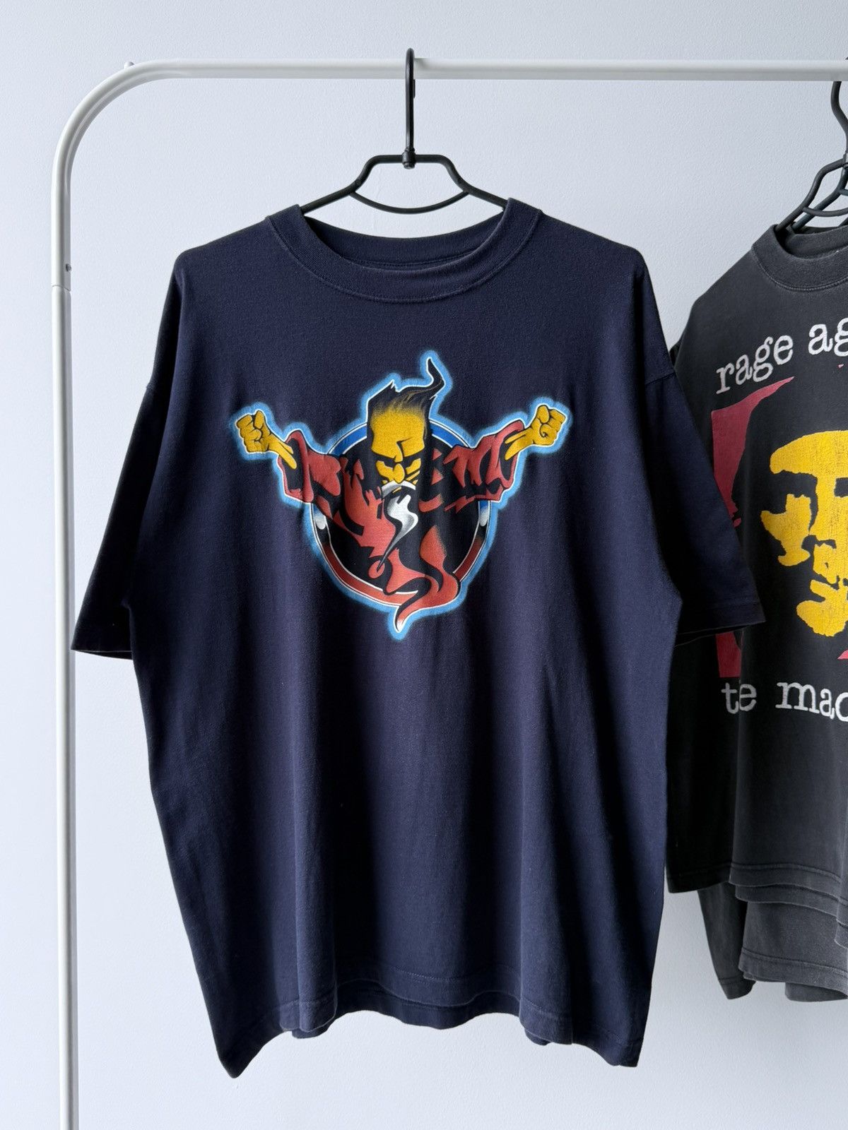 Thunderdome Vintage 90s Thunderdrome Wizard Gabber Band T-Shirt Tee Size US L / EU 52-54 / 3 - 1 Thumbnail