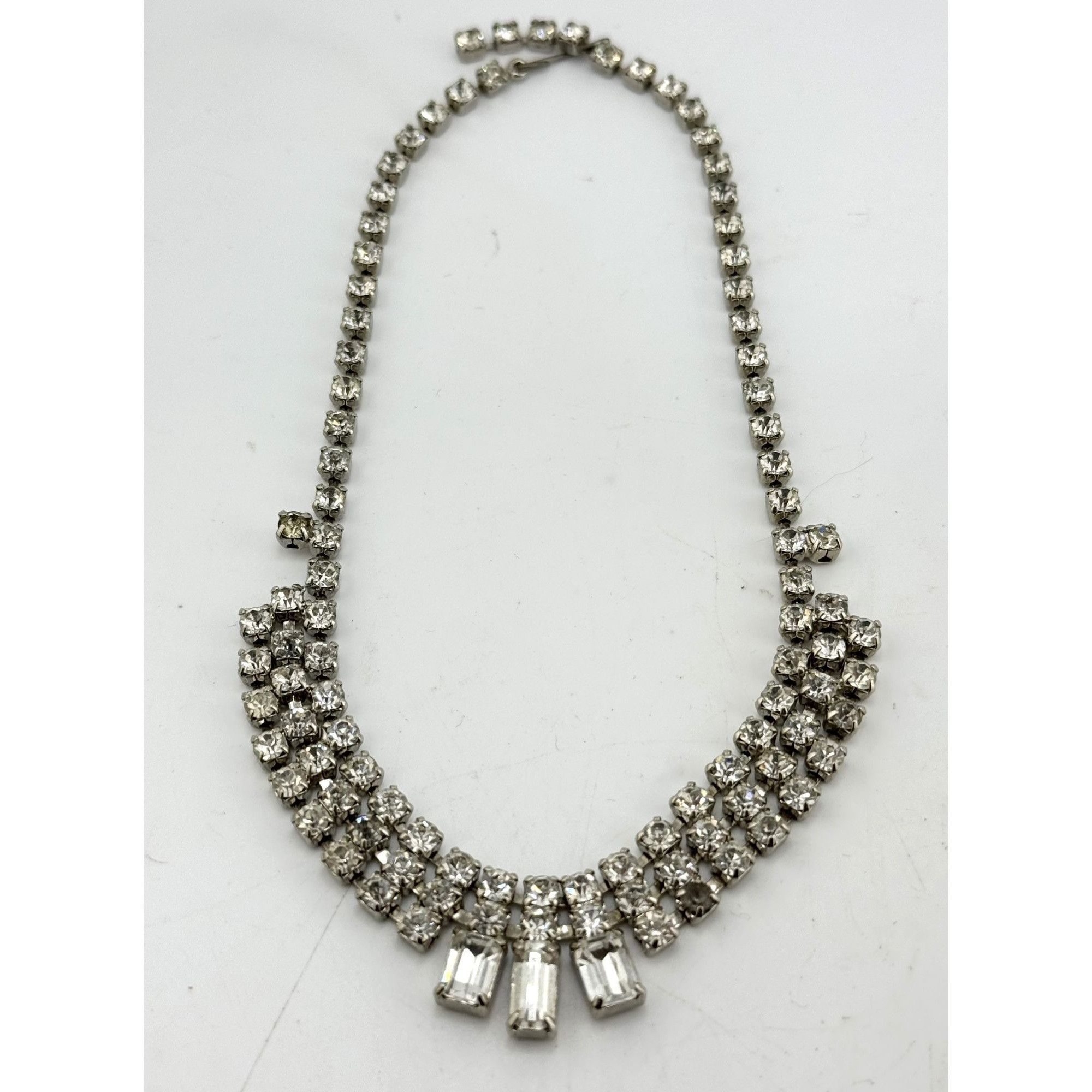 Vintage Vintage rhinestone collar necklace Size ONE SIZE - 2 Thumbnail