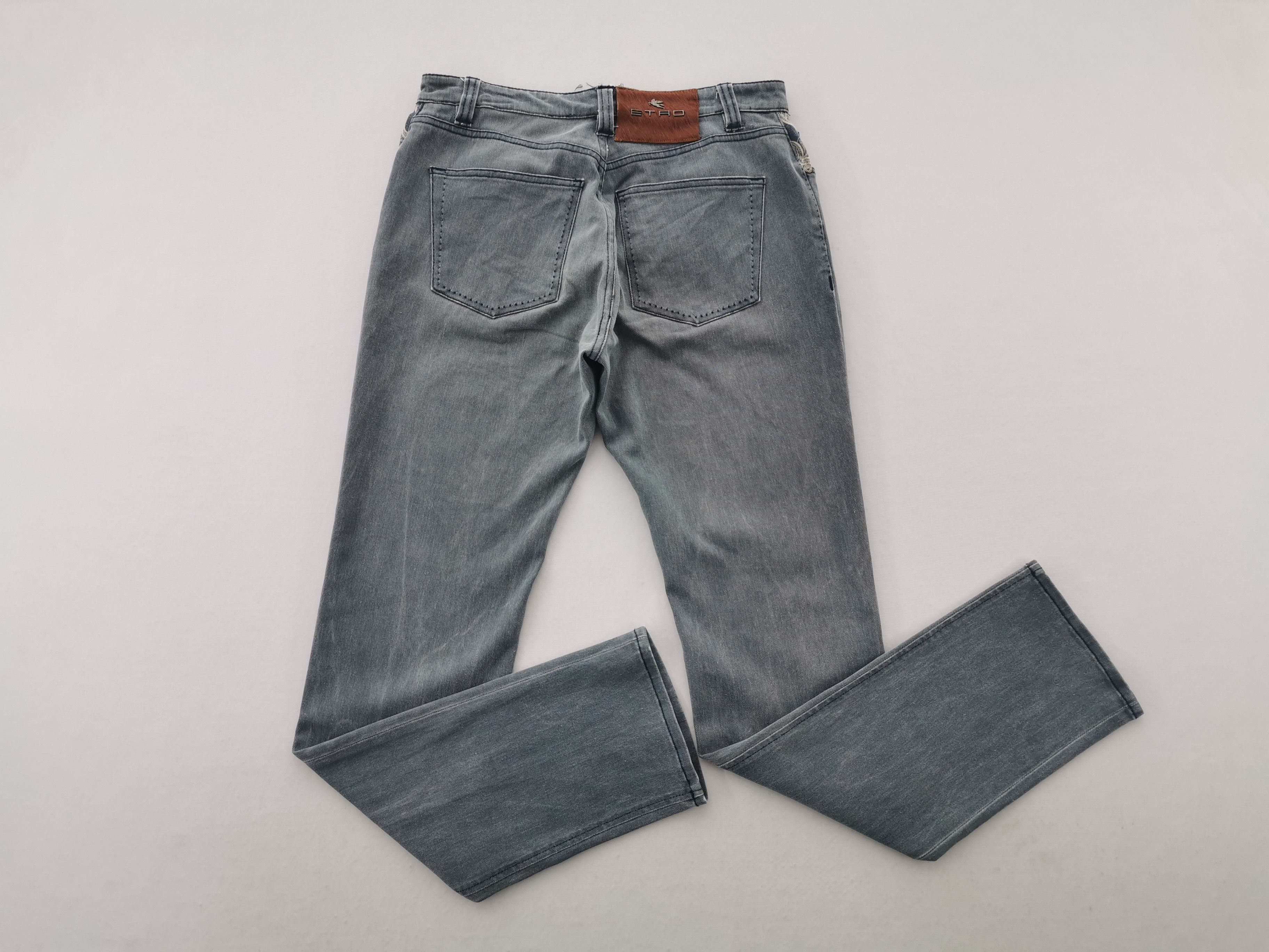 Etro Etro Embroidered Pocket Jeans Made In Italy Size 30 Size US 30 / EU 46 - 5 Thumbnail