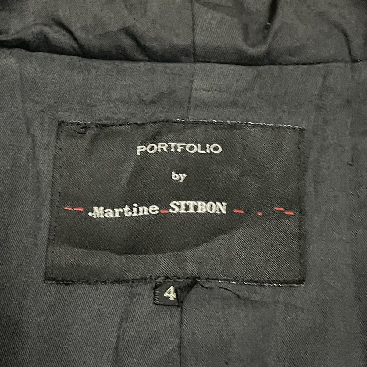 Martine Sitbon Vintage Martine Sitbon Portfolio Asymmetric Wool Coat Size US S / EU 44-46 / 1 - 9 Thumbnail