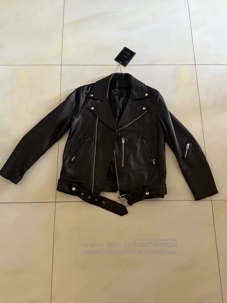 Acne Studios Acne Studios Leather Jacket, classic biker style, black la Size US S / EU 44-46 / 1 - 1 Thumbnail