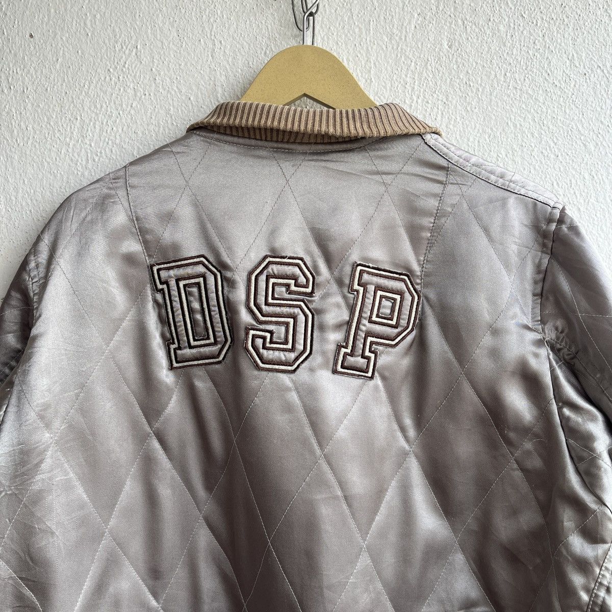Vintage VINTAGE POPPA DRUG STORE SATIN PATCHES BOMBER JACKET Size US L / EU 52-54 / 3 - 23 Thumbnail