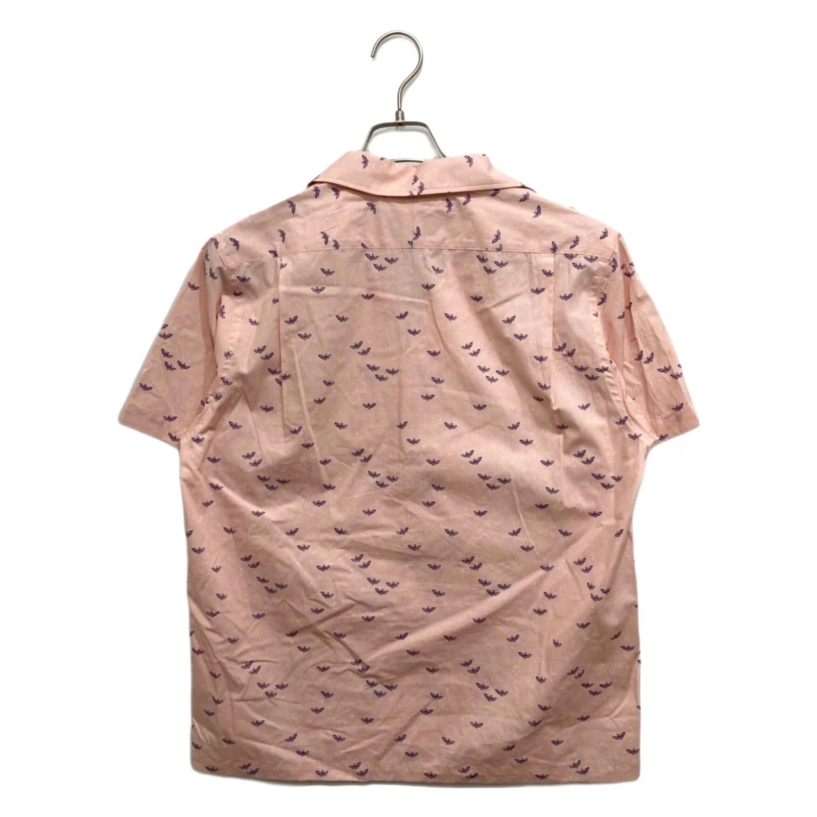 Dry Bones Dry Bones S/S Print Open Shirt FLYING BAT Pink Men M Size US M / EU 48-50 / 2 - 2 Thumbnail