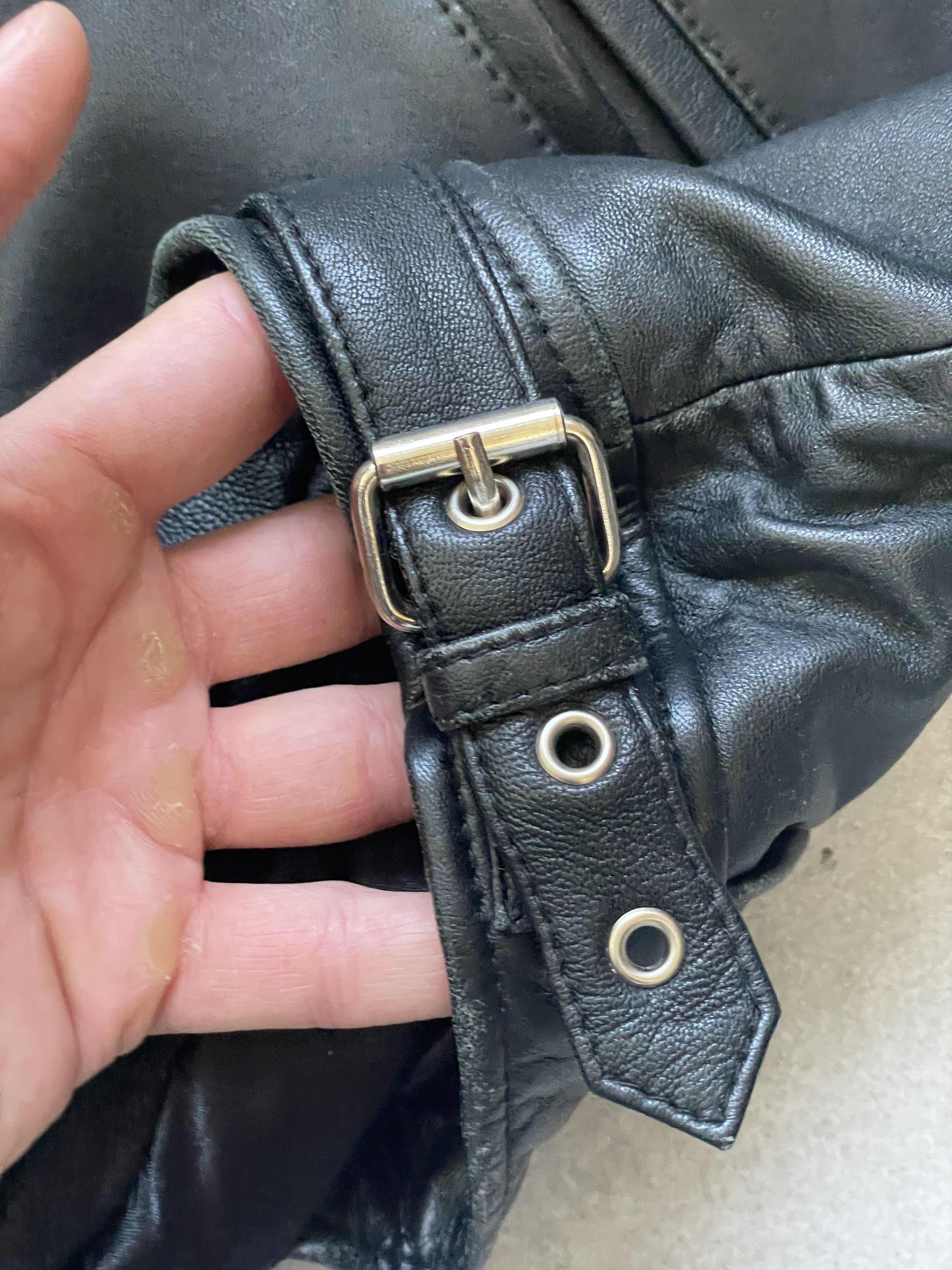 Genuine Leather VINTAGE 42ND STREET NYC BOXY LEATHER BOMBER JACKET Size US XL / EU 56 / 4 - 8 Thumbnail