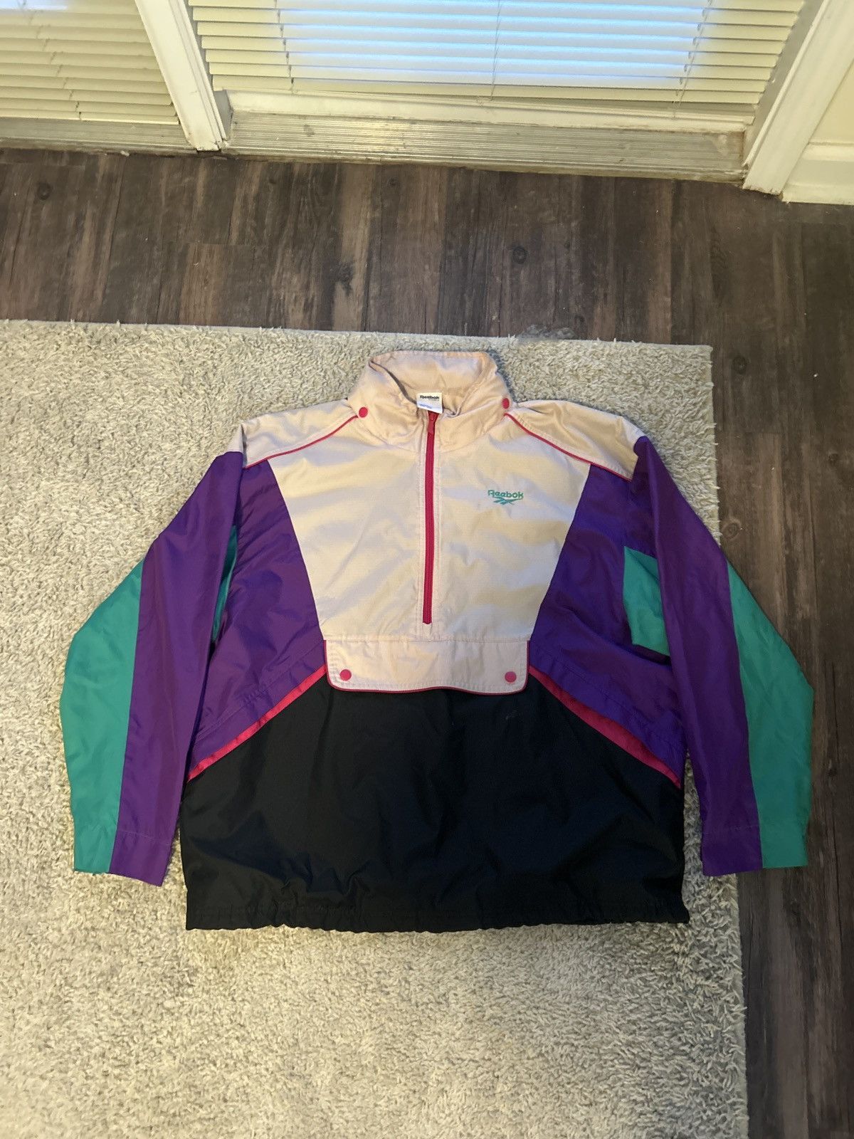 Reebok Reebok windbreak with a tuckable hood Size US M / EU 48-50 / 2 - 3 Thumbnail