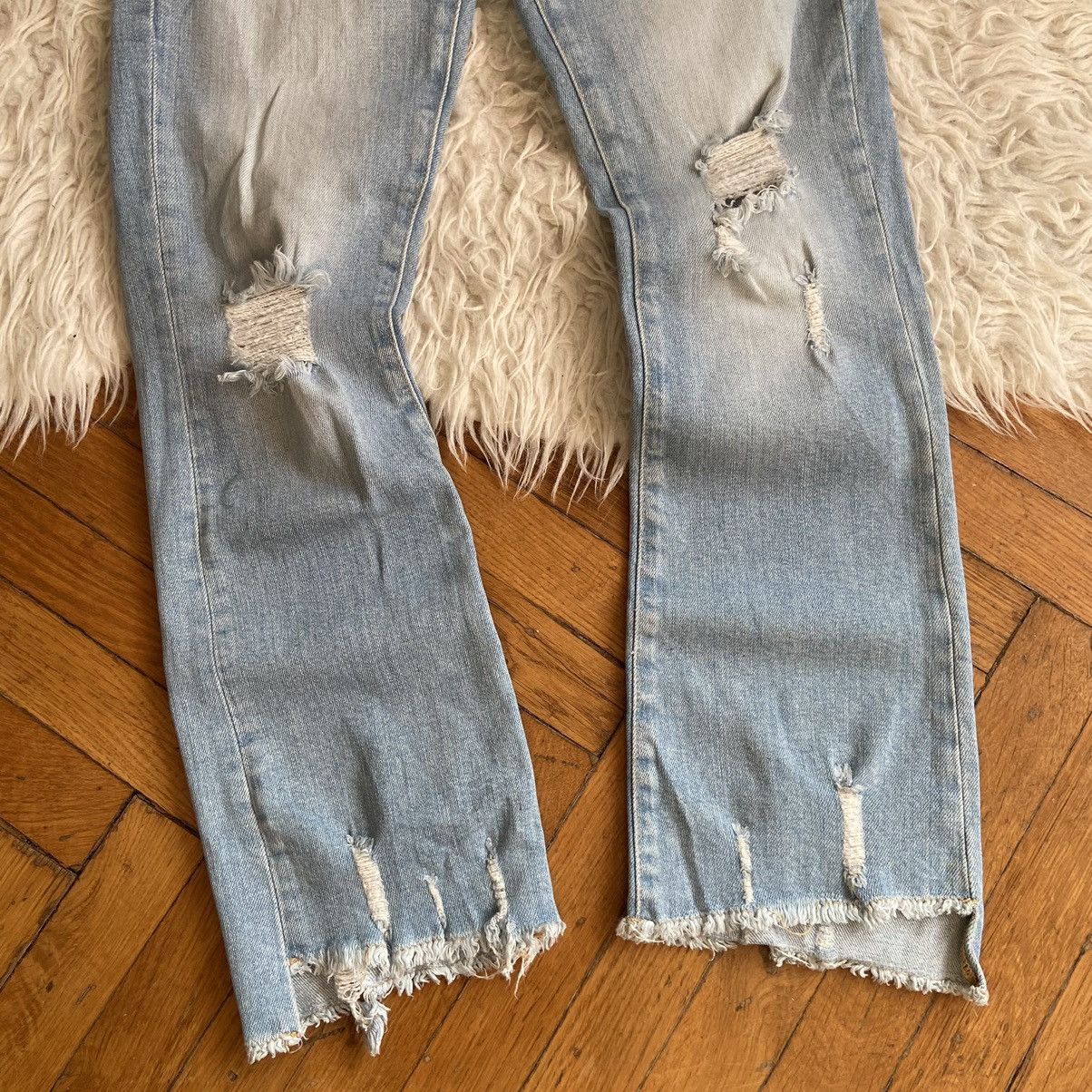 If Six Was Nine × True Religion 📌 Crazy True Religion Halle Mid Rise Skinny Y2K Denim Jeans Size 27" / US 4 / IT 40 - 8 Thumbnail
