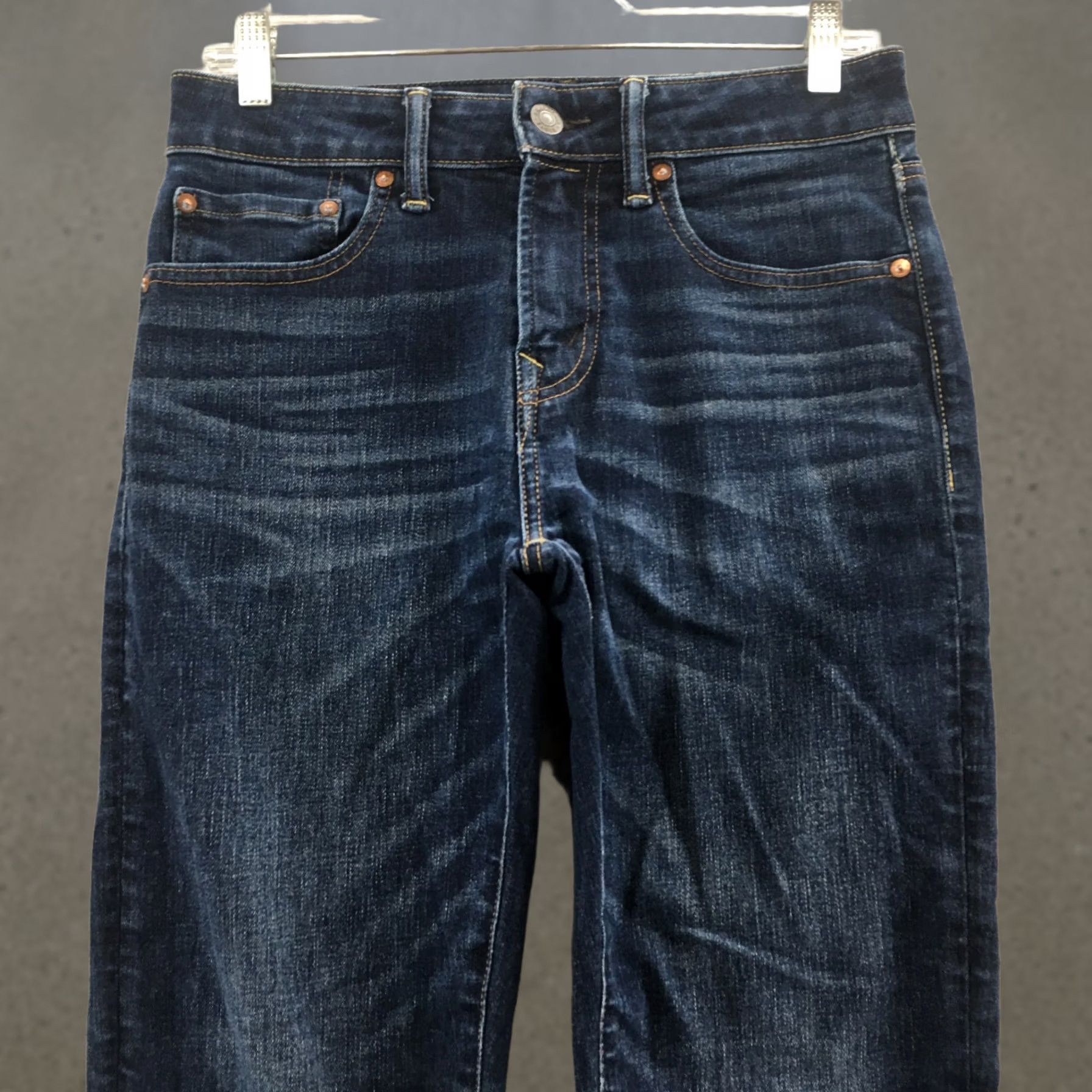 American Eagle Outfitters American Eagle Outfitters Airflex+ Skinny Jeans Mens 28x30 Blue Denim Zip Fly Size US 28 / EU 44 - 1 Thumbnail