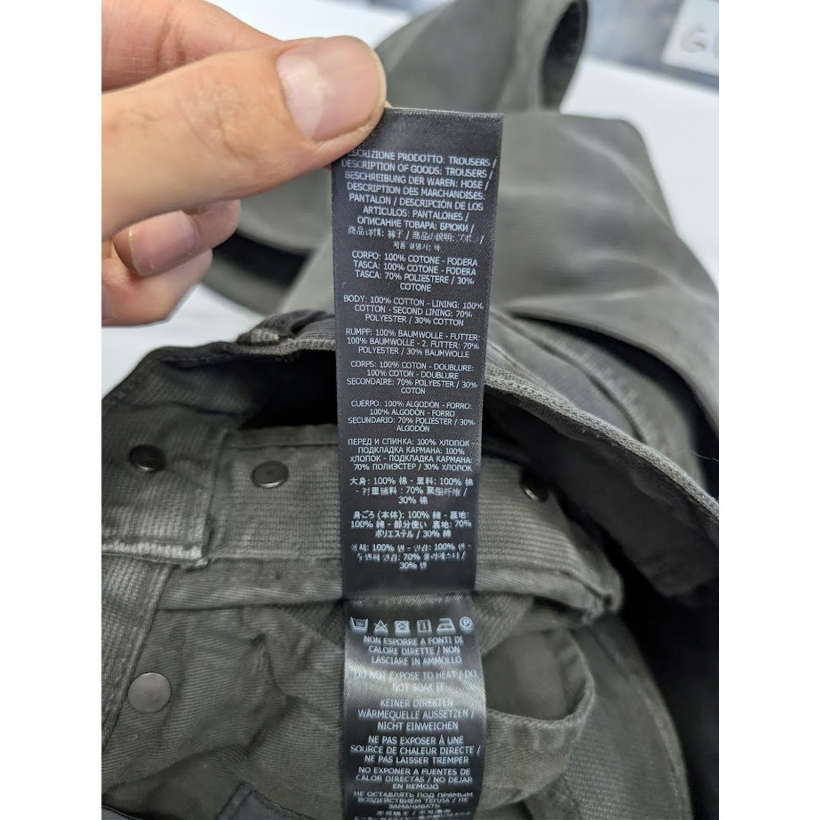 Tom Ford o1rshd1 Denim Slim Jeans in Nero Size US 29 - 19 Thumbnail