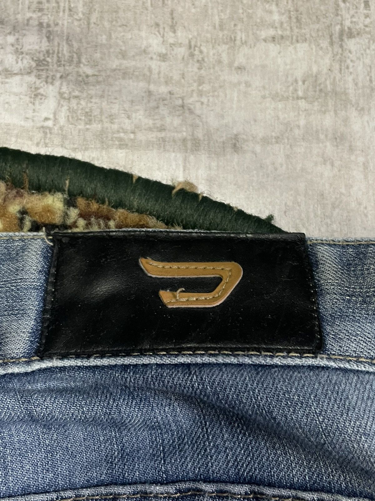 Diesel Vintage Diesel Y2K Denim Jeans 00’s Distressed RARE Size US 33 - 7 Thumbnail