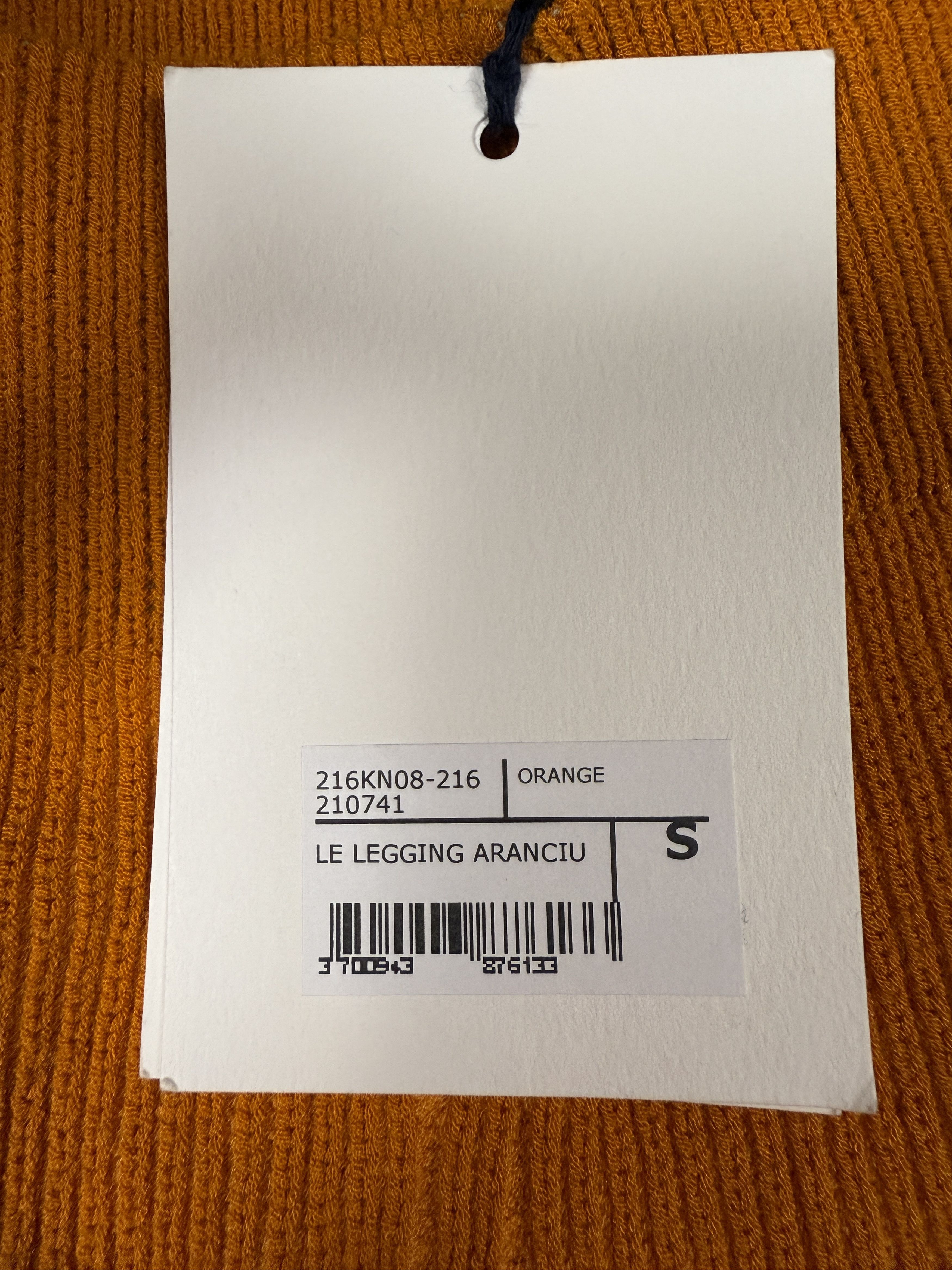Jacquemus Jacquemus Small Orange Ribbed Leggings Size 26" / US 2 / IT 38 - 4 Thumbnail