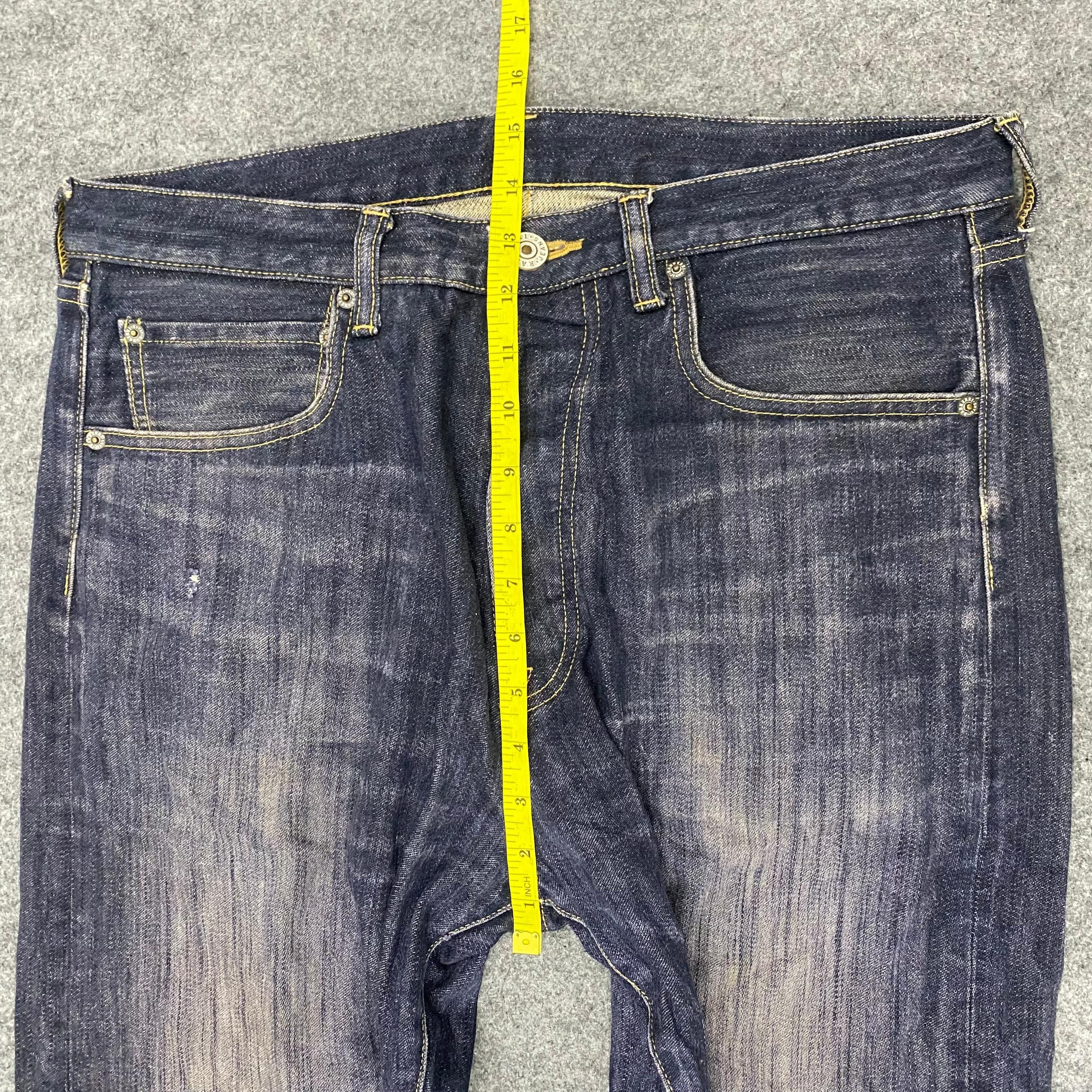 If Six Was Nine 💥Best Offer💥Vintage Ranheri Japanese Brand Denim Size US 34 / EU 50 - 8 Thumbnail