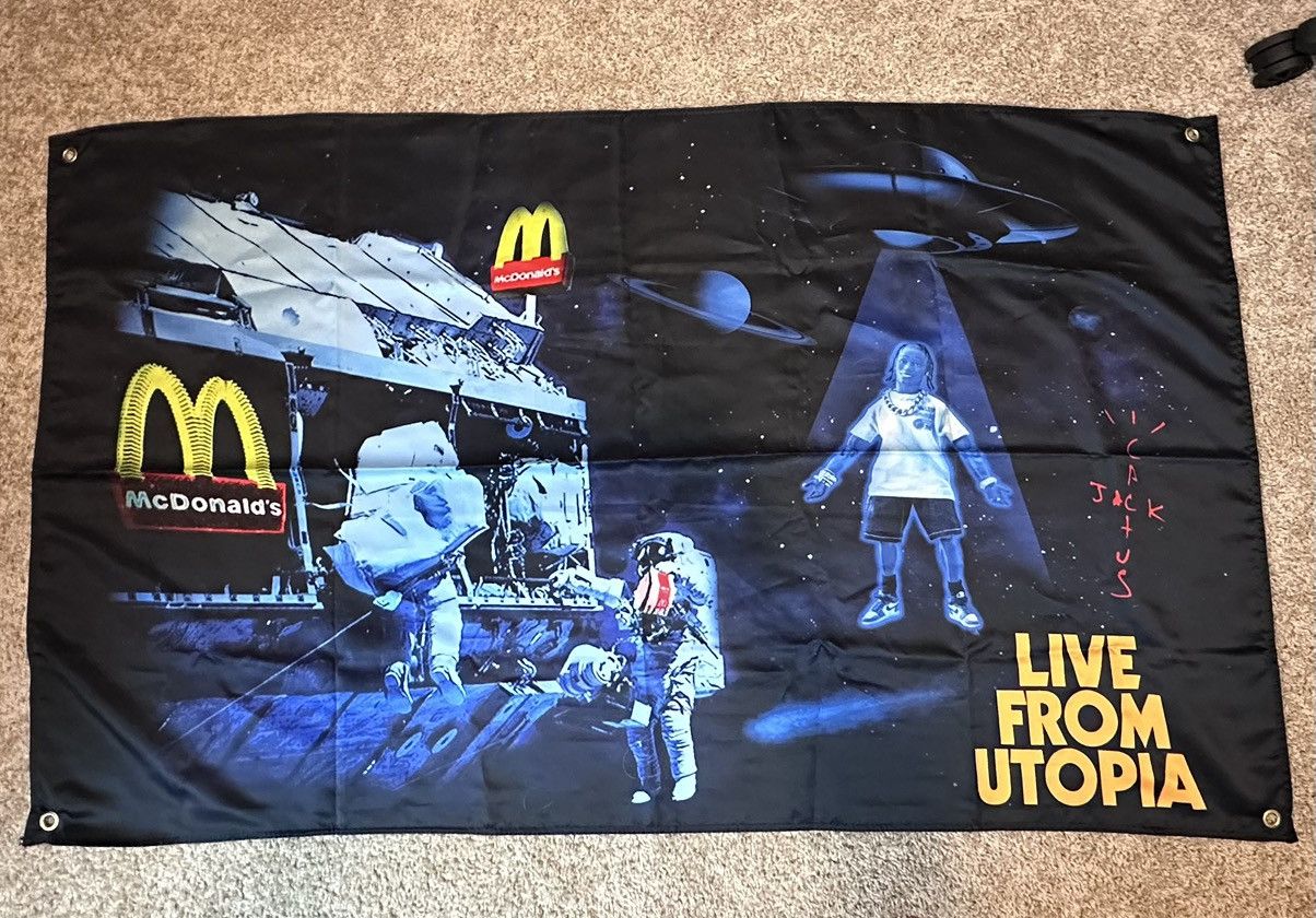 Travis Scott Mcdonalds X Cactus Jack flag Size ONE SIZE - 1 Preview