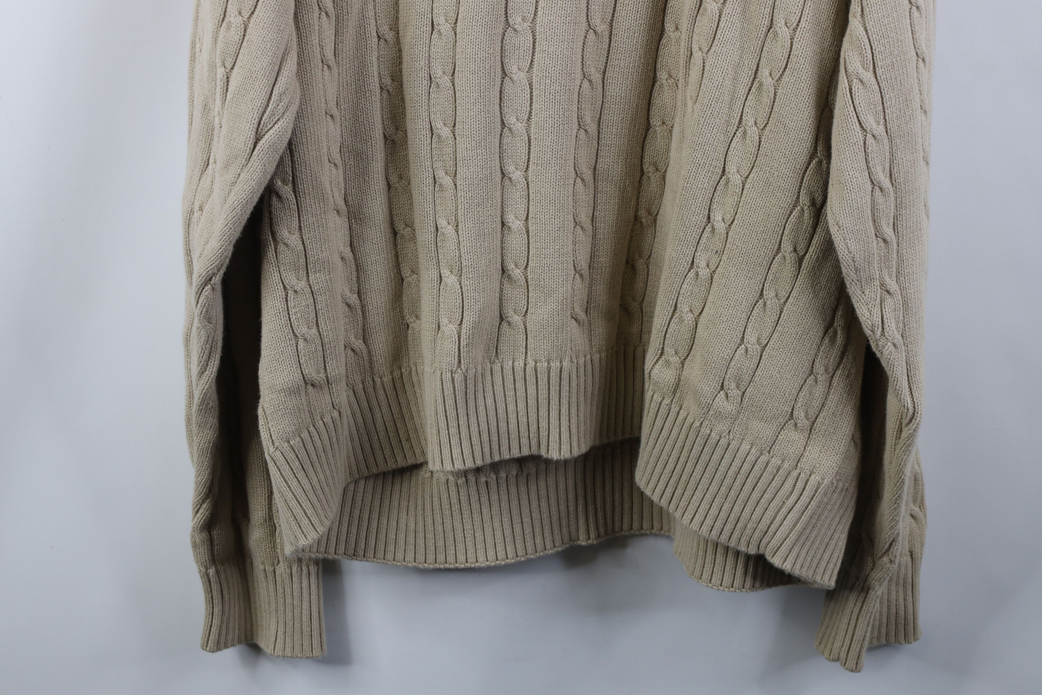 Tommy Hilfiger Vintage 90s Tommy Hilfiger Cable Knit Crewneck Sweater Size US XL / EU 56 / 4 - 11 Thumbnail