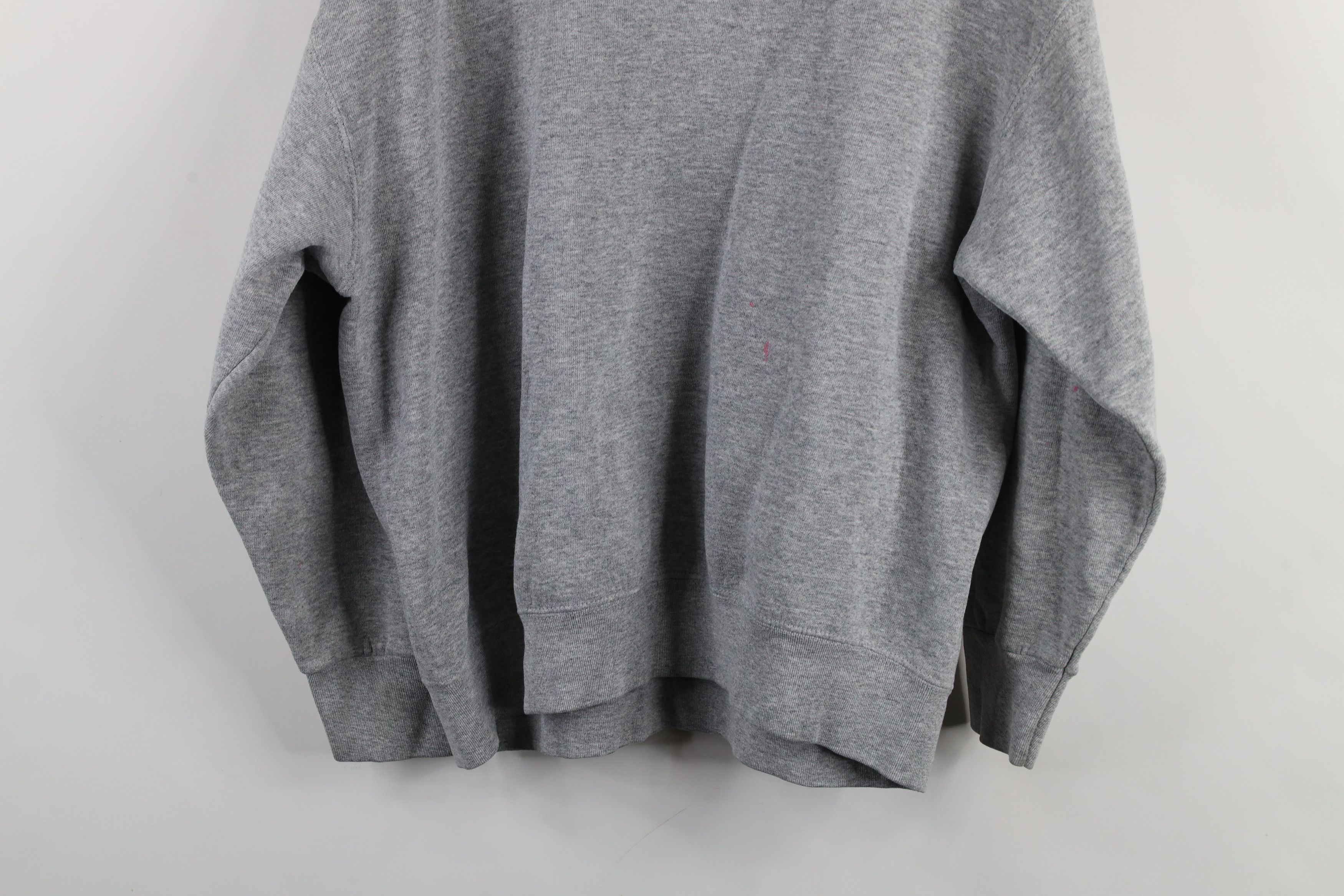 Vintage Vintage 90s Spell Out University of Michigan Sweatshirt Gray Size XL / US 12-14 / IT 48-50 - 13 Thumbnail