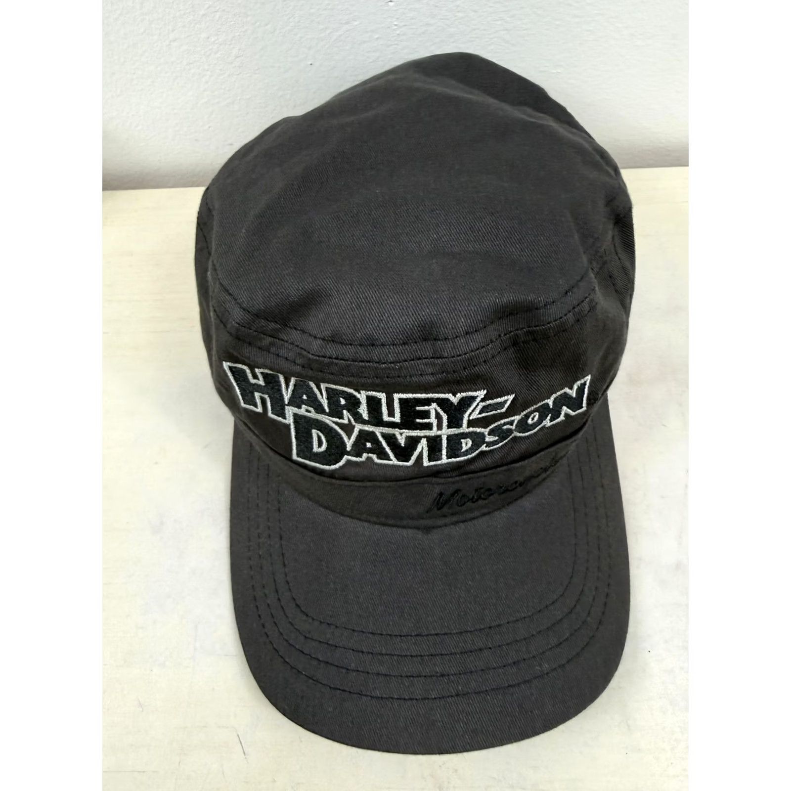 Harley Davidson Harley-Davidson Army Panel Strap Cap - Gray Size ONE SIZE - 3 Thumbnail