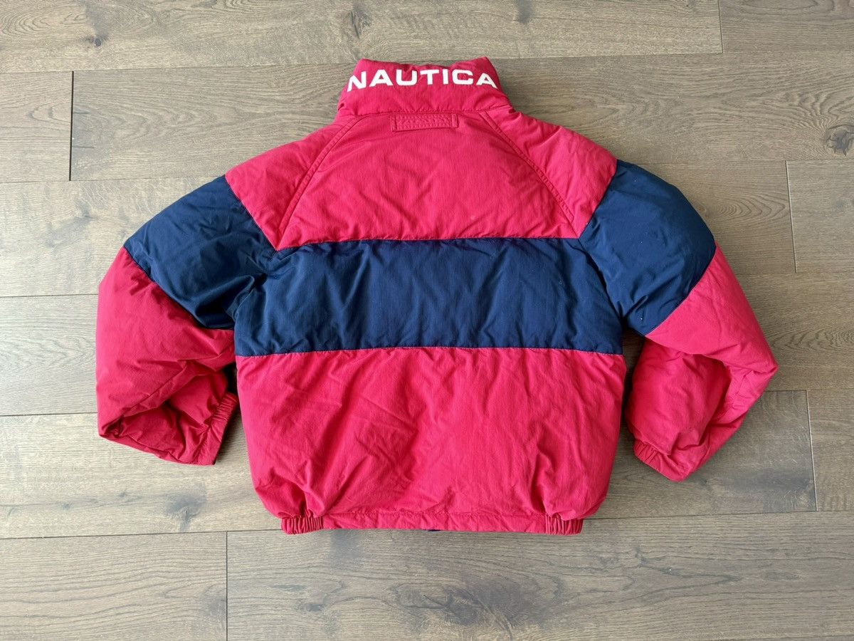 Nautica × Vintage Nautica Vintage Red Blue Puffer Jacket Size US M / EU 48-50 / 2 - 10 Thumbnail