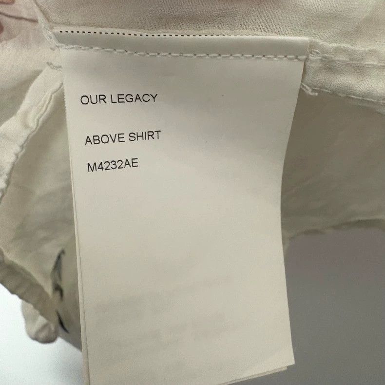 Our Legacy Our Legacy Silk cotton floral shirt Size US M / EU 48-50 / 2 - 5 Thumbnail