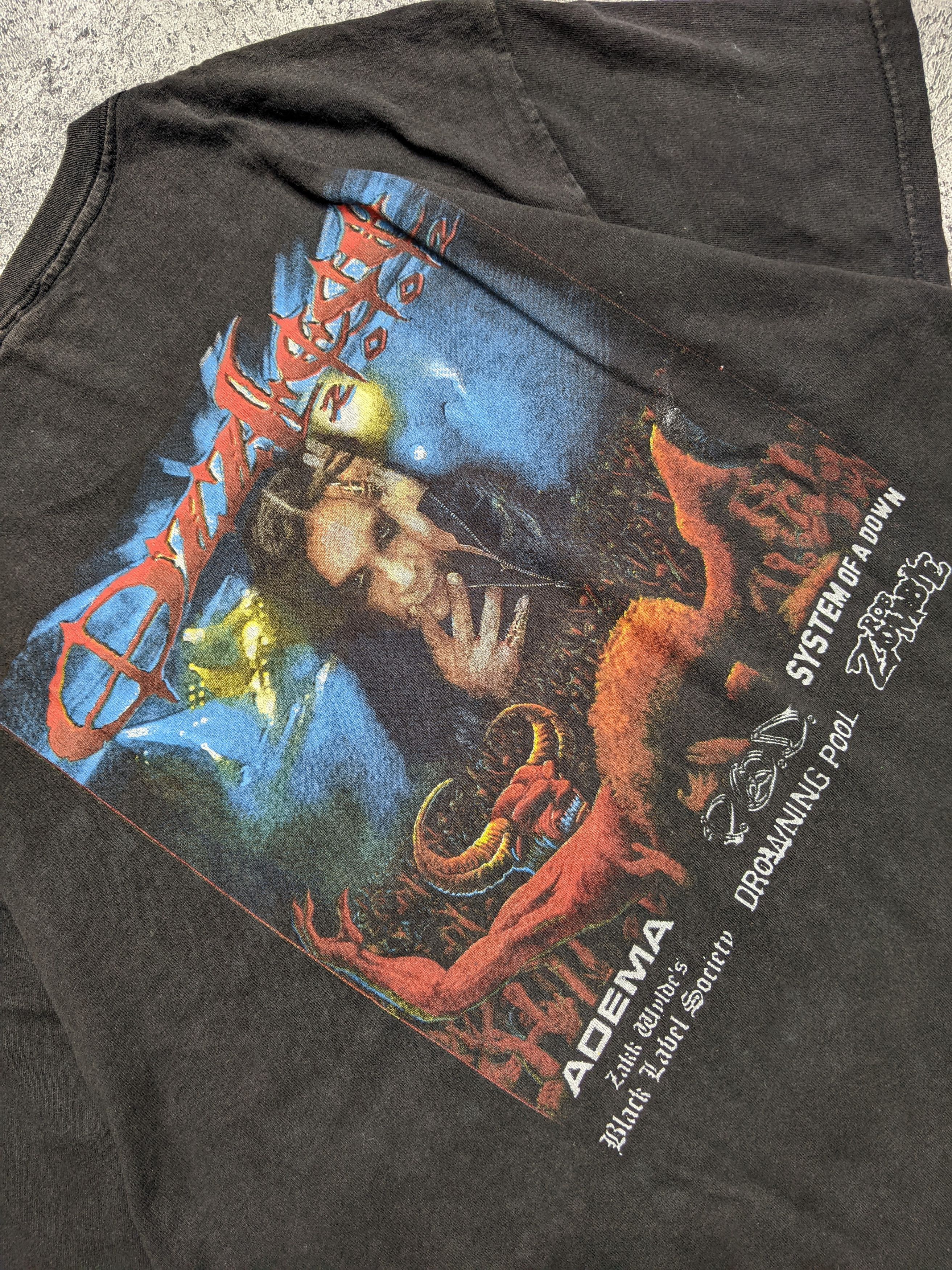 Band Tees Ozzy Osbourne Ozzfest 2002 Vintage Merchandise T-shirt Size US L / EU 52-54 / 3 - 5 Thumbnail