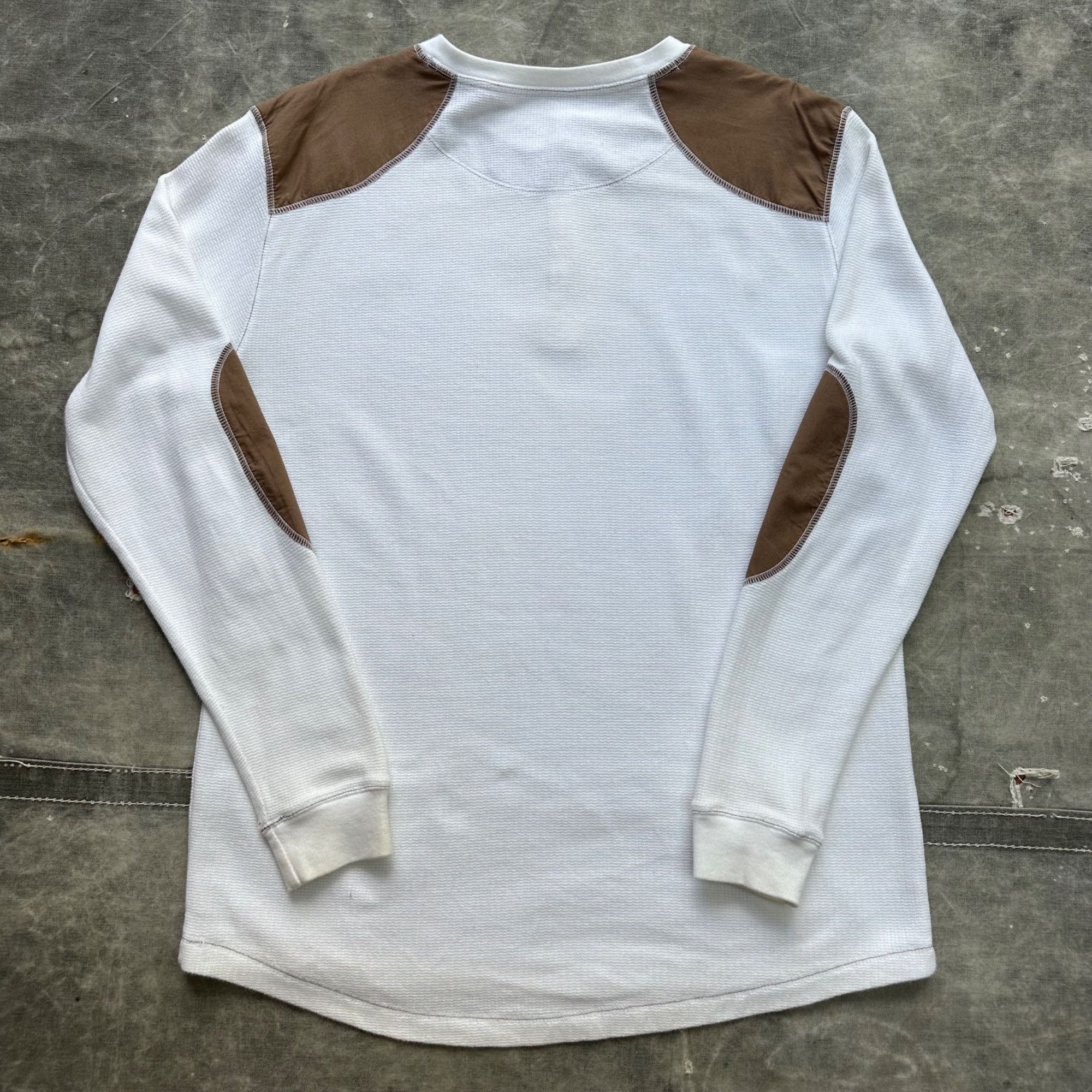 Vintage Vintage Y2K Legendary Deer Art Thermal 2 Tone Henley Longsle Size US L / EU 52-54 / 3 - 4 Thumbnail