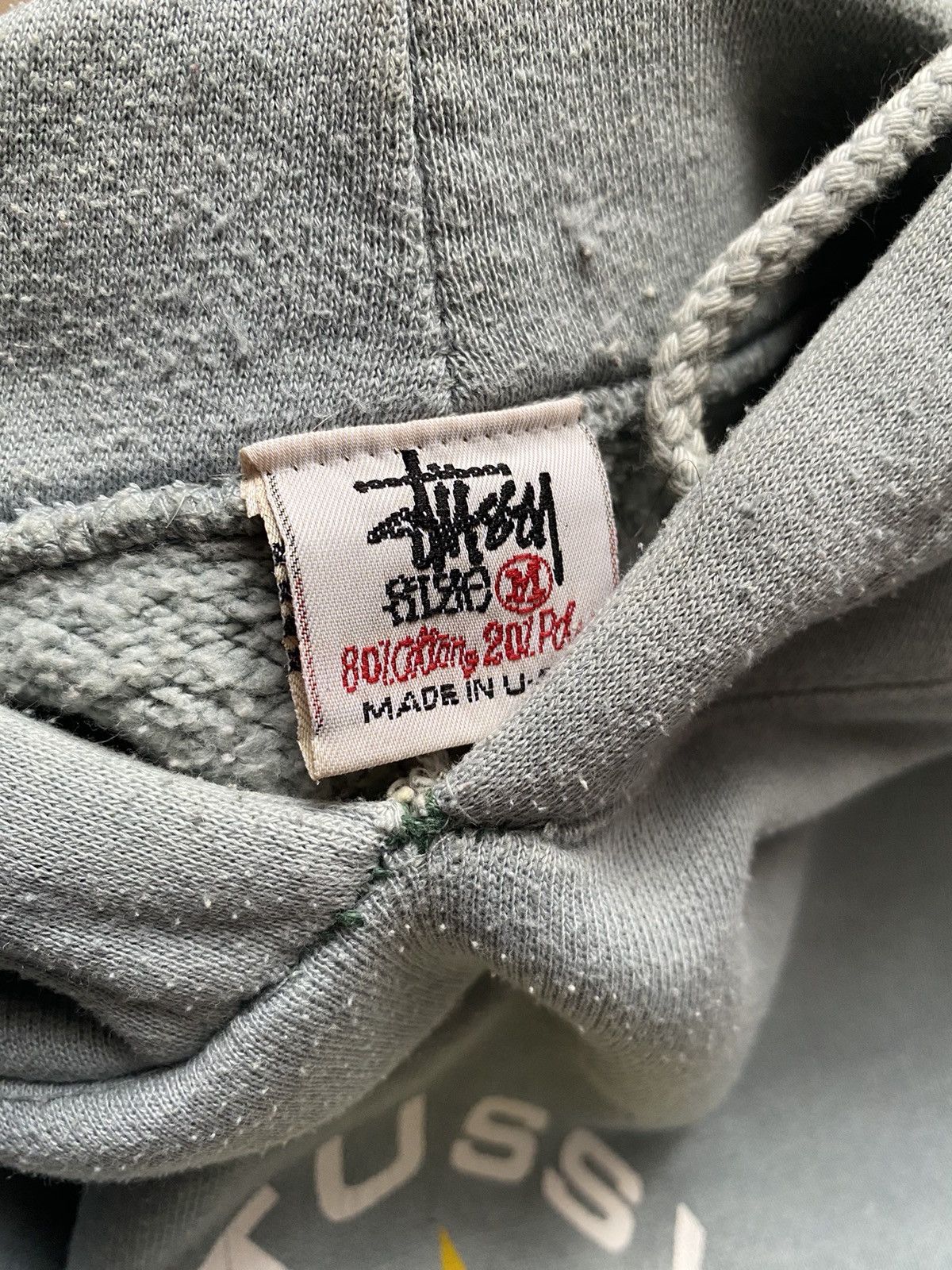 Stussy DEADSTOCK 90’s Stussy Sport Star Logo Hoodie Size US M / EU 48-50 / 2 - 5 Thumbnail