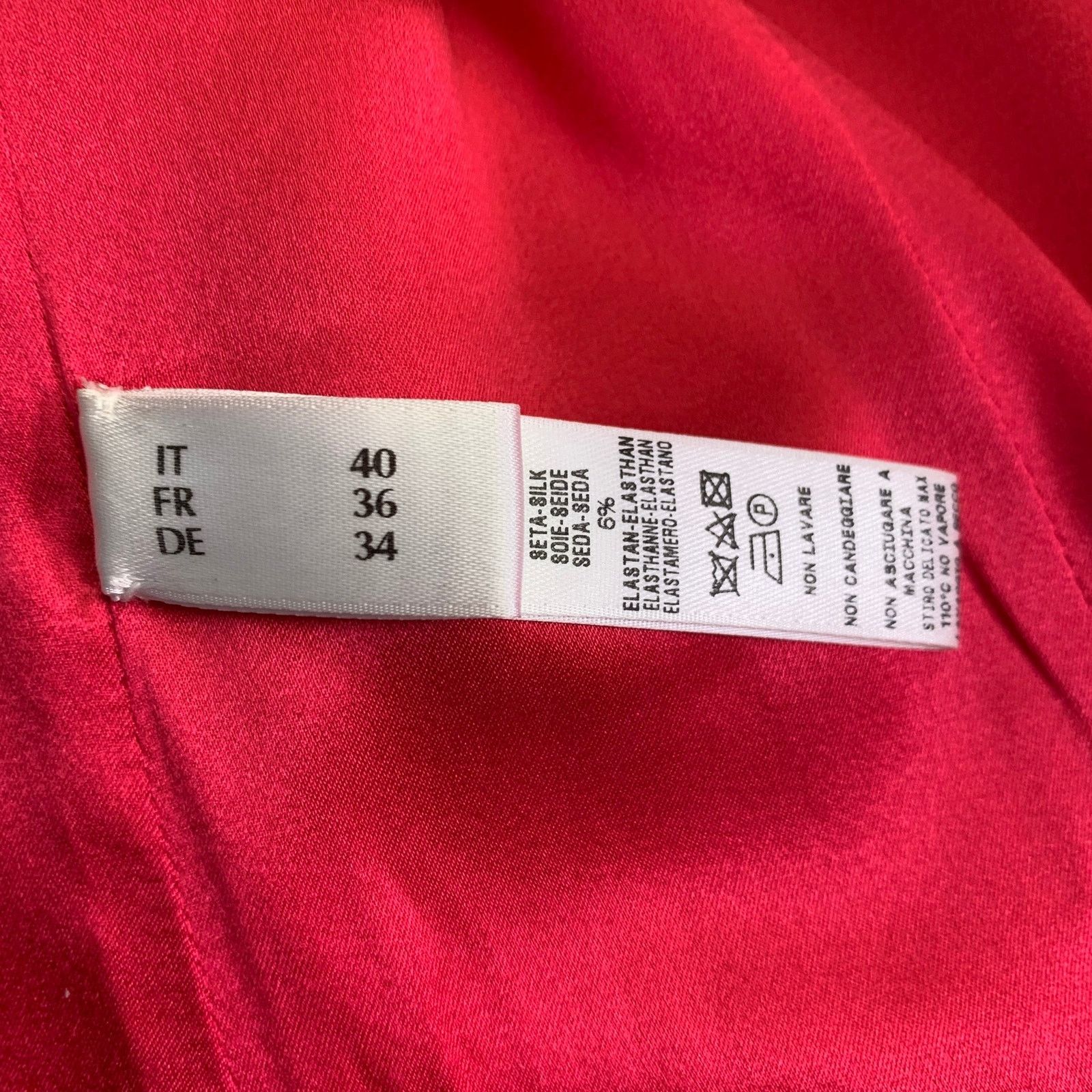 La Perla LA PERLA Size 4 Hot Pink Wool Blend Double Breasted Pantsuit Size 27" / US 4 / IT 40 - 11 Thumbnail