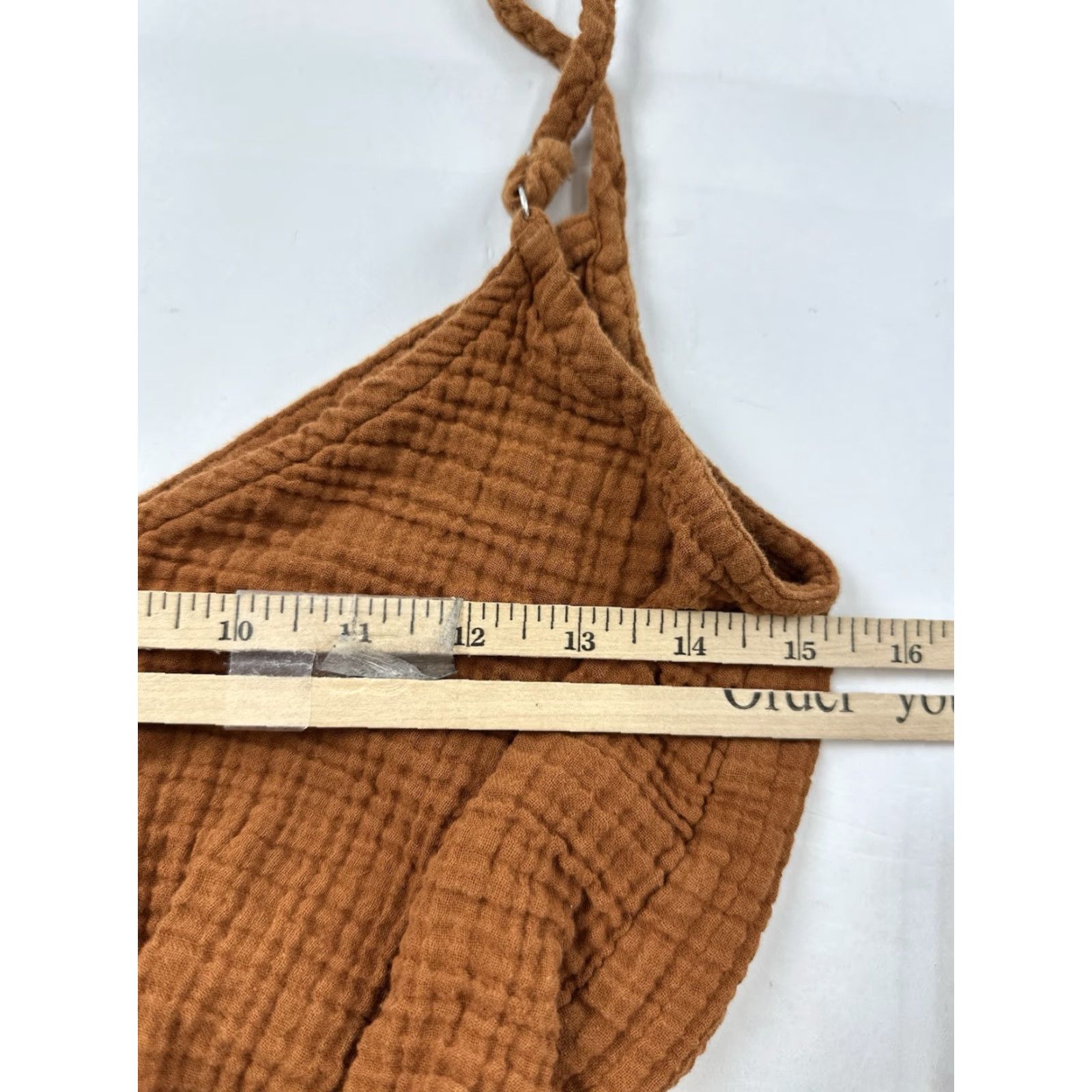 Zara Zara Romper Women’s Small Brown Sleeveless V-Neck Beach Bohemian Size 28" / US 6 / IT 42 - 7 Thumbnail