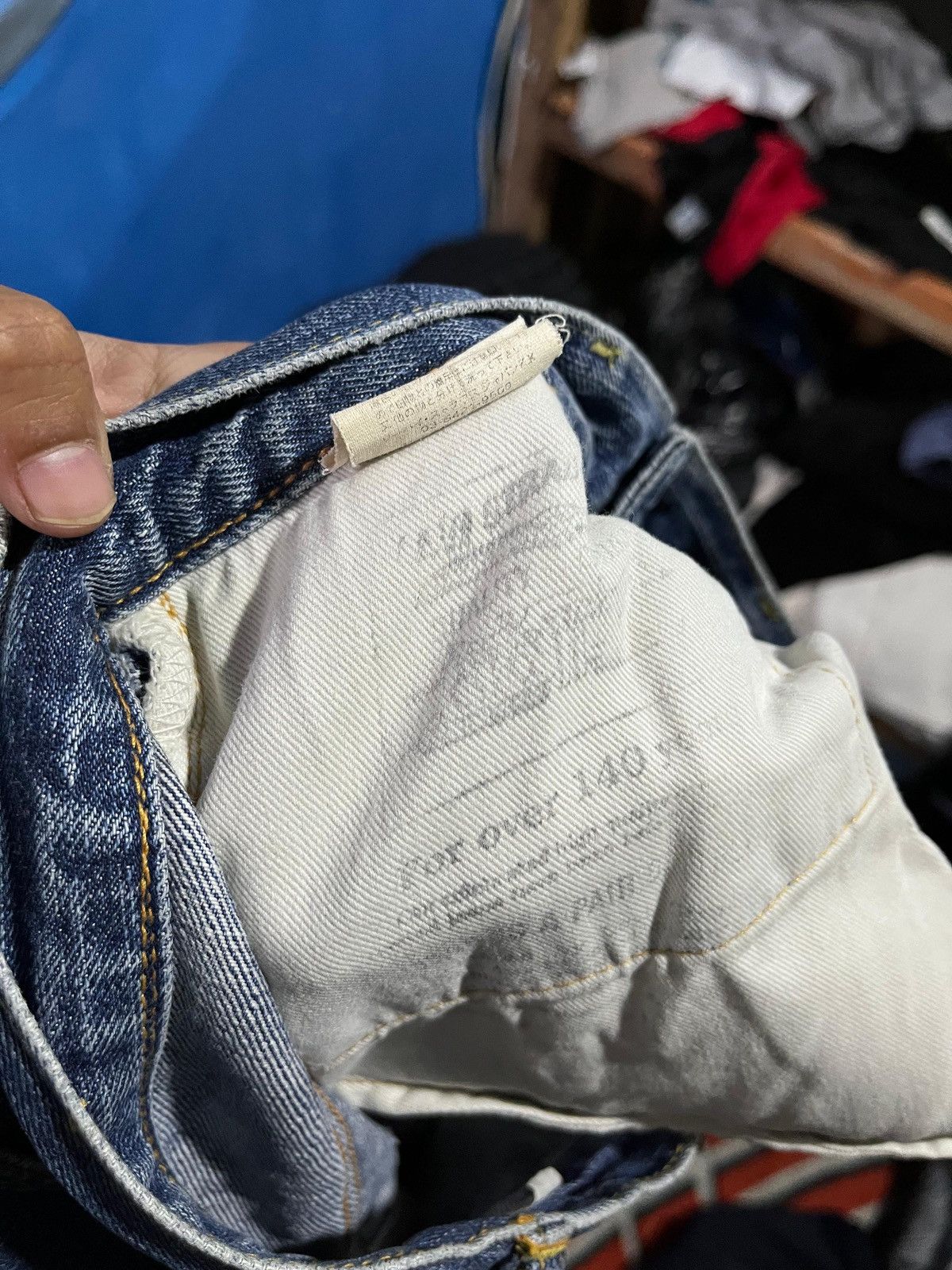Levi's Vintage levis 502 selvedge Size US 29 - 6 Thumbnail