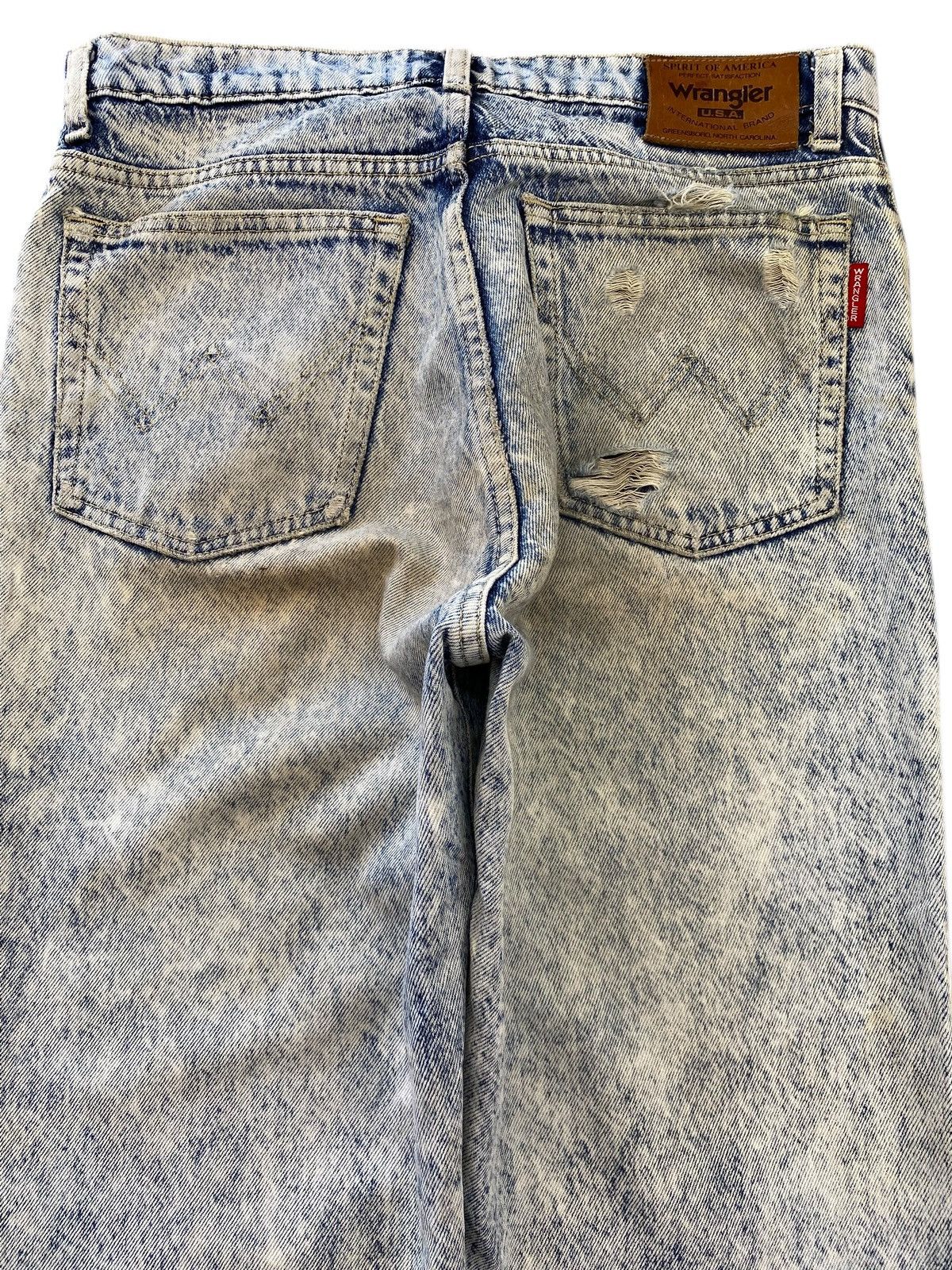 Wrangler Wrangler Acid Wash Style Skinny Leg Jeans Size US 30 / EU 46 - 4 Thumbnail