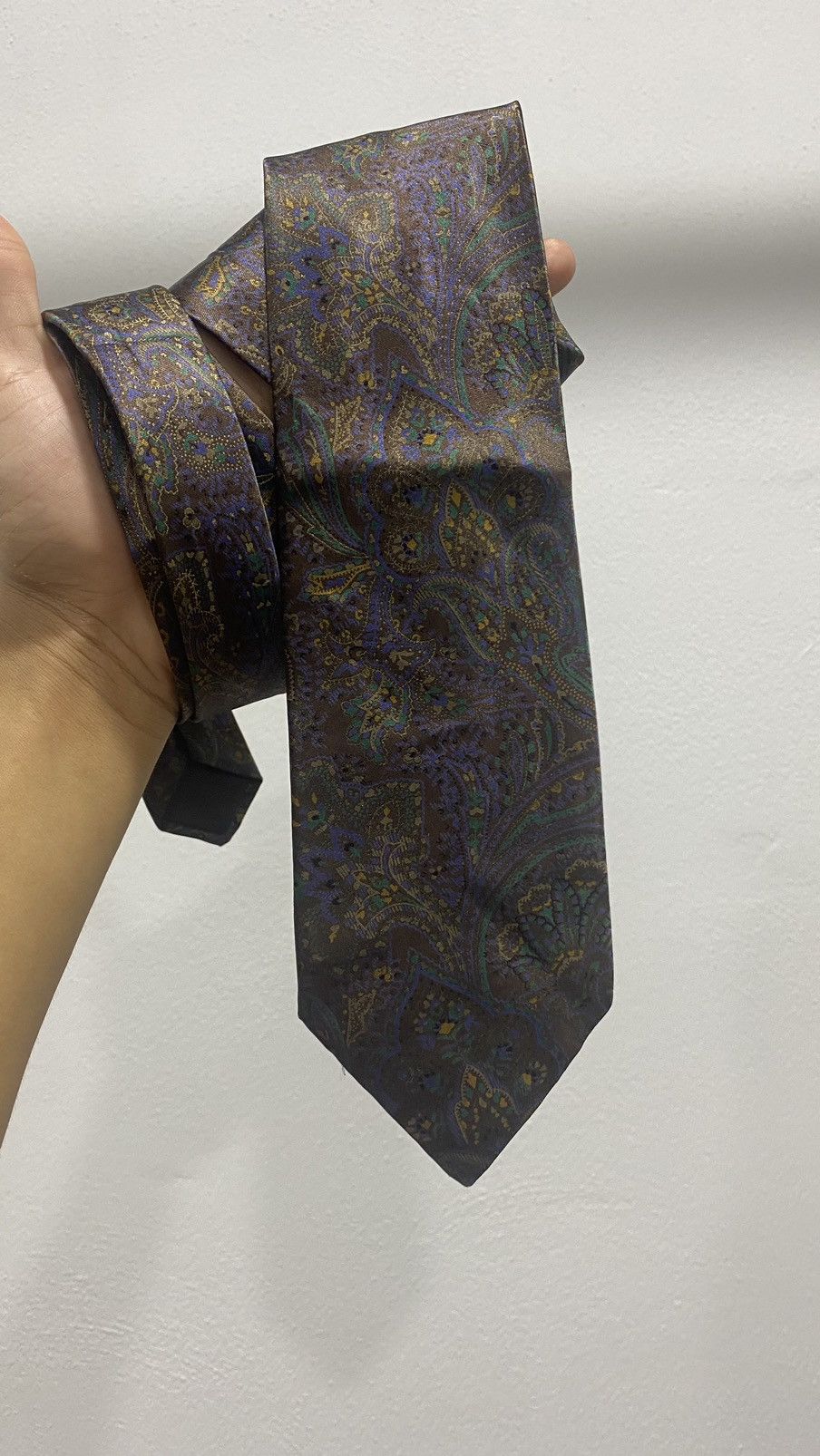 Designer × Lanvin Lanvin Paisley Neck Tie Size ONE SIZE - 2 Thumbnail