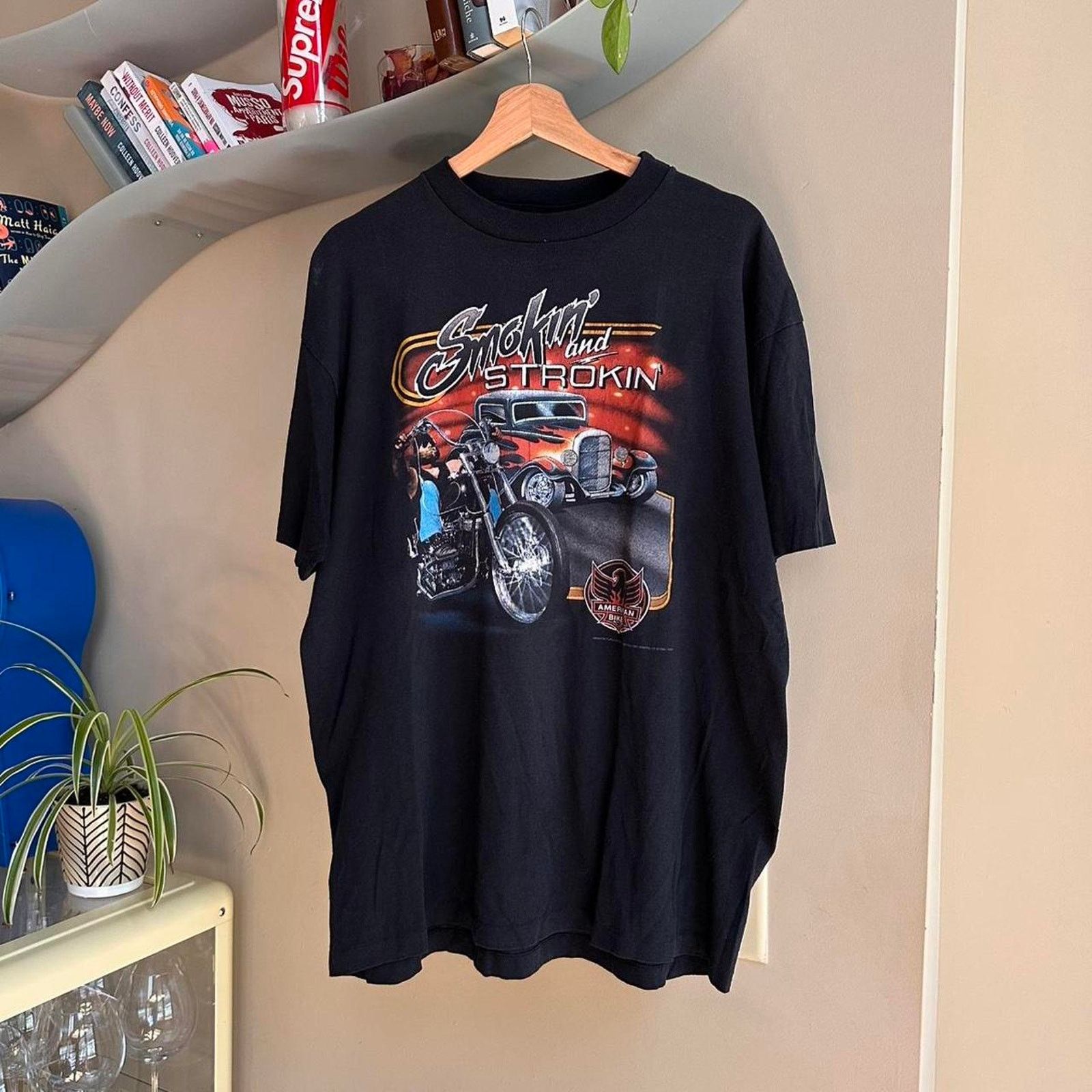 Vintage Vintage Smokin and Trokin 3D Emblem Shirt Size US XL / EU 56 / 4 - 1 Thumbnail