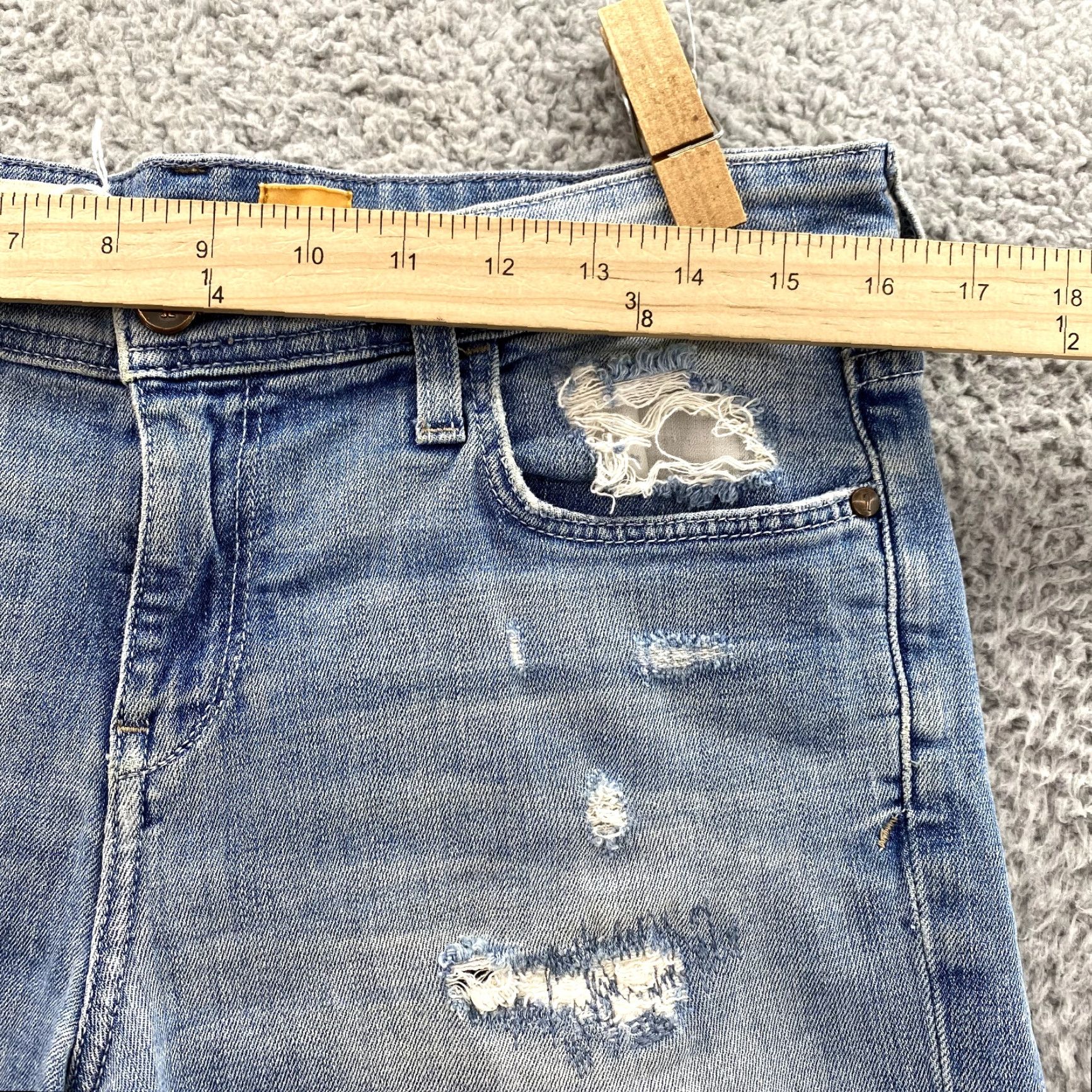 Anthropologie Anthropologie Pilcro Hyphen Jean Shorts Women's 32" Jorts Boho 90's Classic Y2k Size 28" / US 6 / IT 42 - 3 Thumbnail
