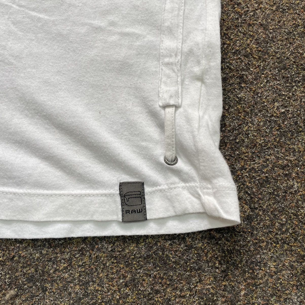Vintage Vintage Y2K White Graphic Tee Streetwear Indie Washed Boxy S Size S / US 4 / IT 40 - 4 Thumbnail