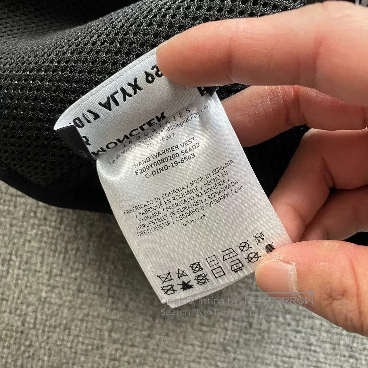 1017 ALYX 9SM moncler x alyx black tactical vest. Size US M / EU 48-50 / 2 - 6 Thumbnail