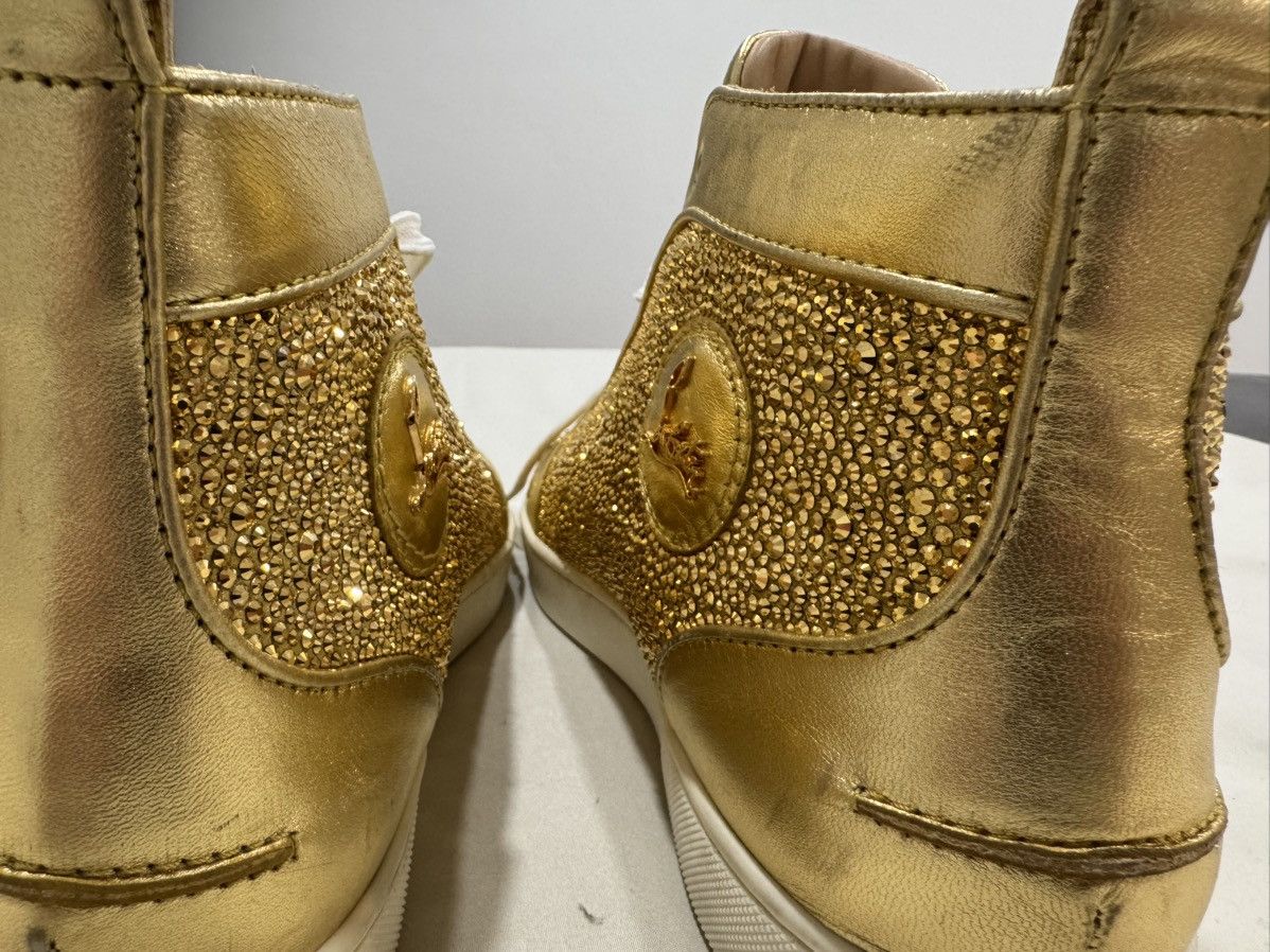 Christian Louboutin Louis Strass Flat Gold Size US 10 / EU 43 - 3 Thumbnail