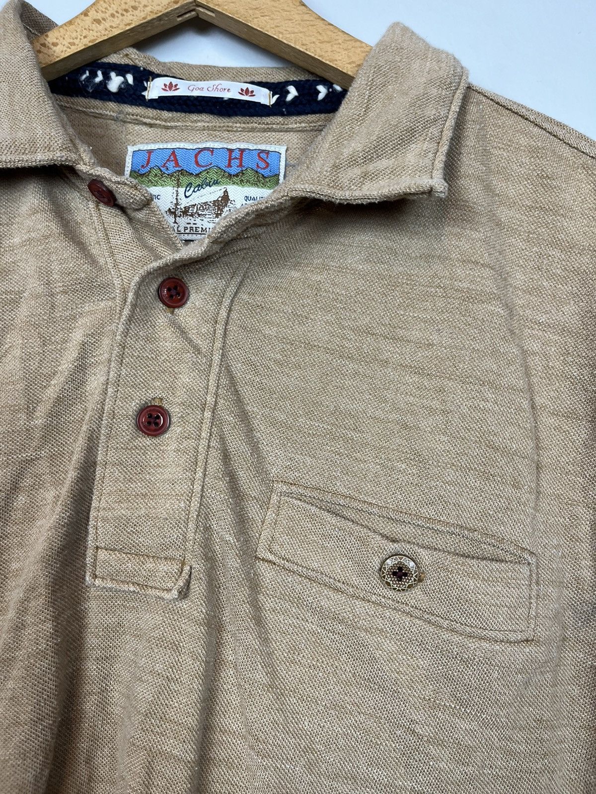 Japanese Brand Beige GOA SHORE POLO Size US S / EU 44-46 / 1 - 4 Thumbnail