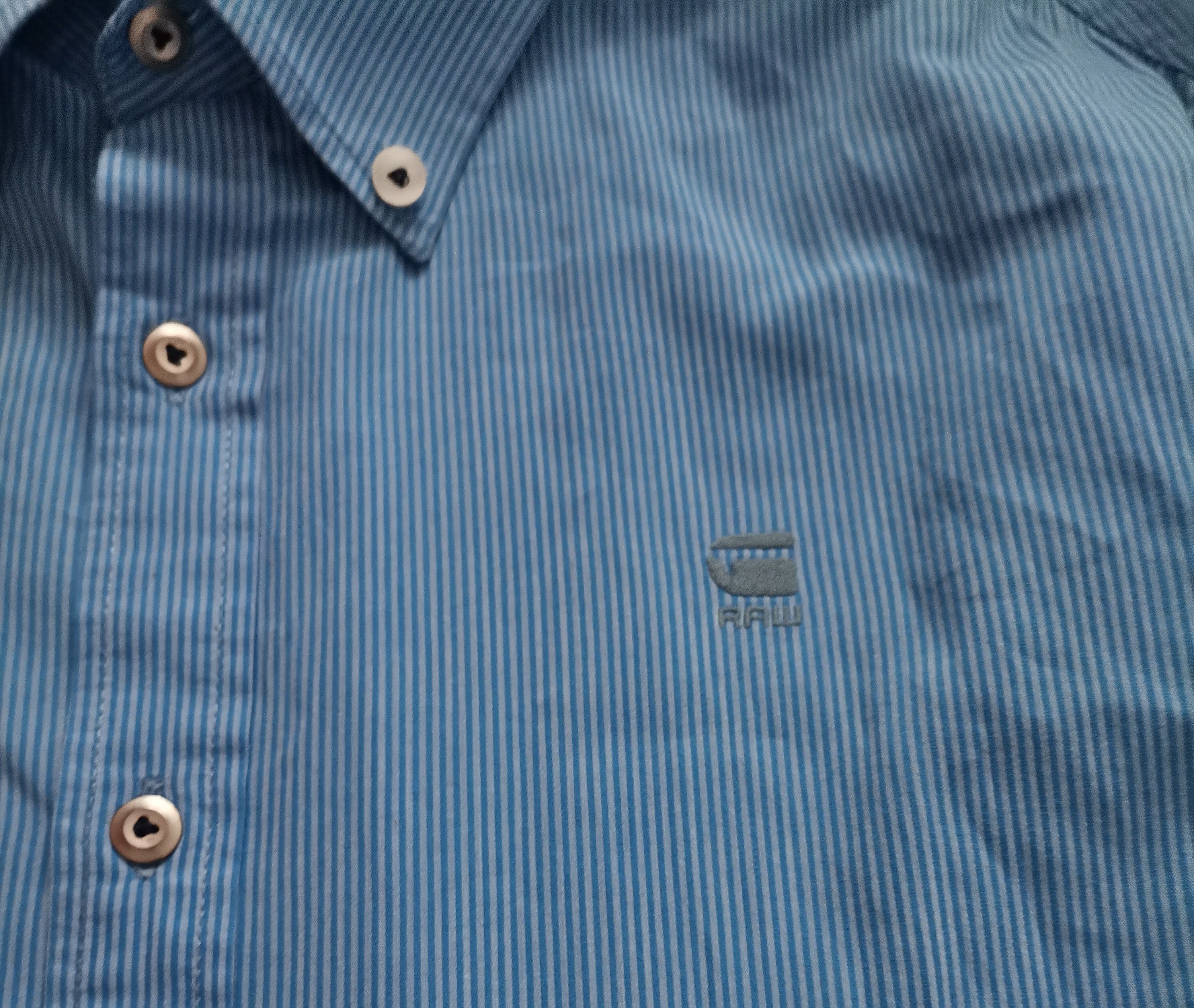 G-Star G-Star Raw Striped Shirt Size US L / EU 52-54 / 3 - 2 Thumbnail